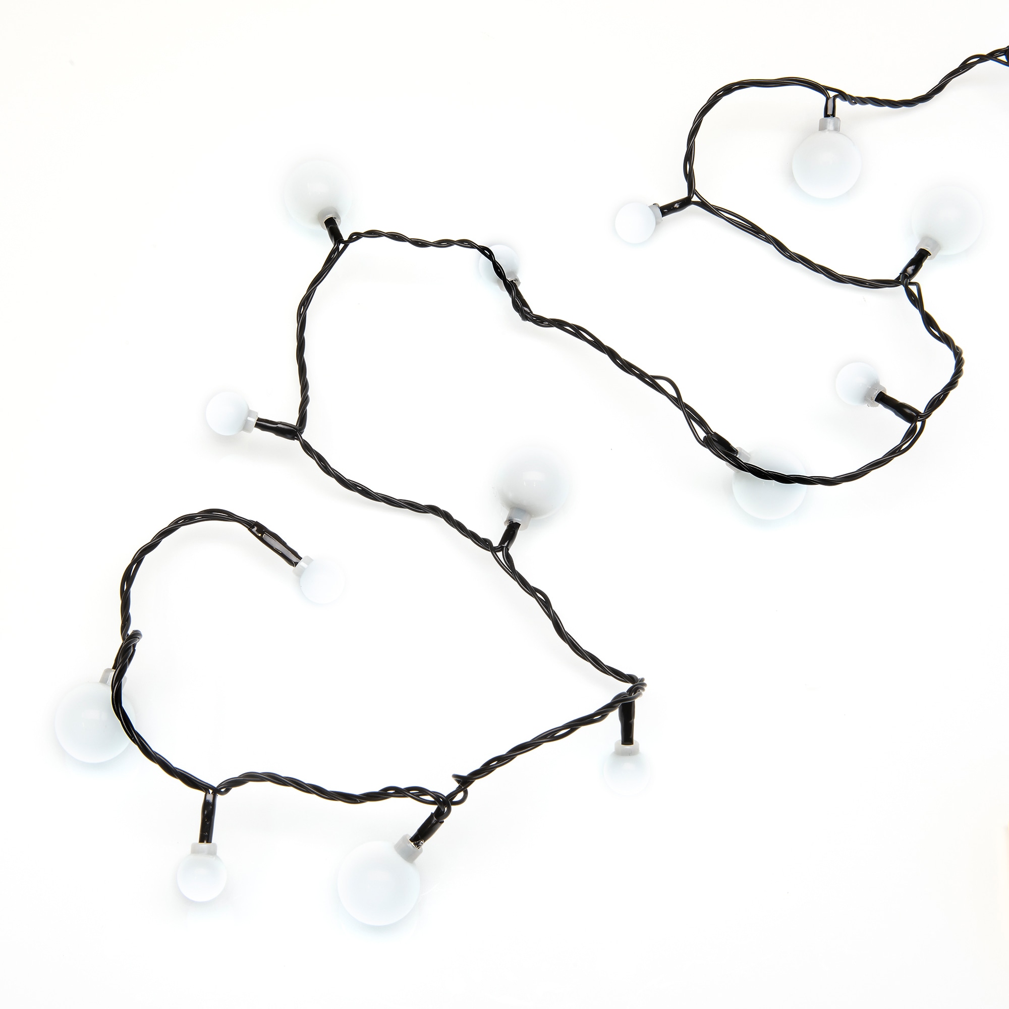 KONSTSMIDE LED-Lichterkette 80 Stk.-flammig LED Globelichterkette, kleine & große runde Dioden, 80 Dioden