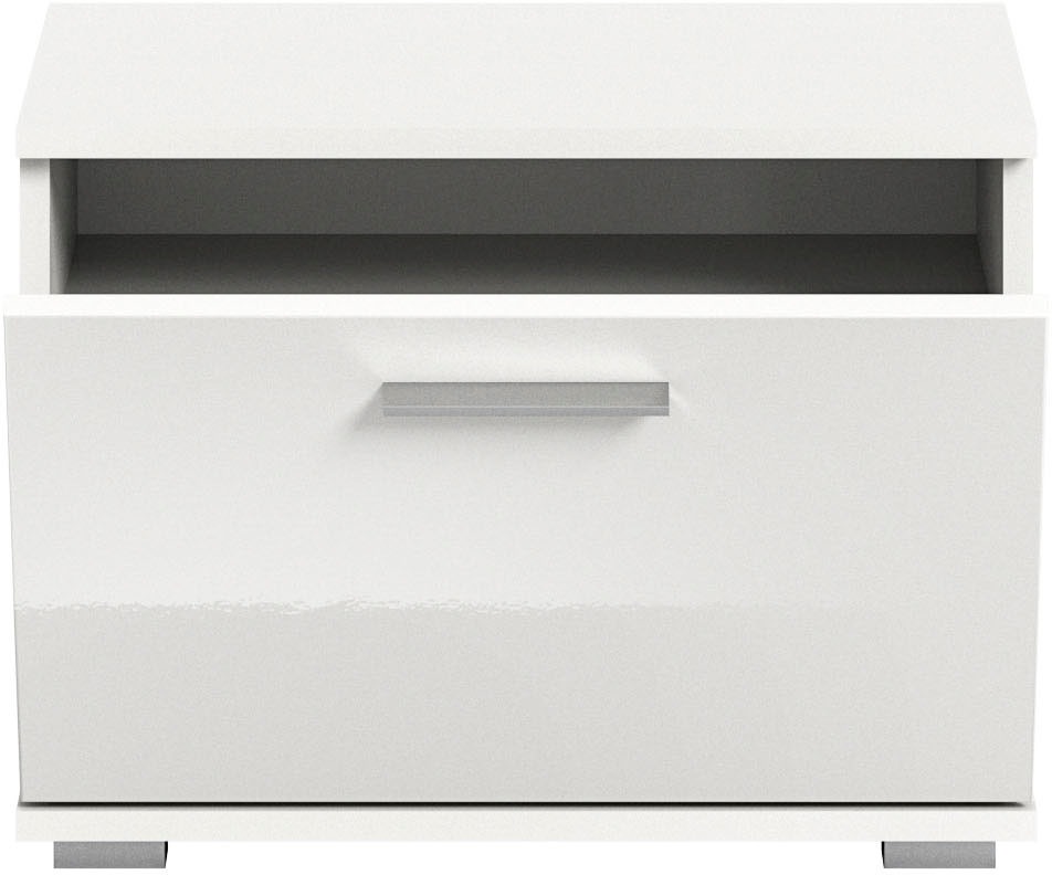 INOSIGN Sitzbank »Valge, Breite 55cm, 1 Klappe, 1 Einlegeboden, 2 Fächer«, Bank, Schuhbank, Garderobenbank, Dielenbank, Flurbank, Ablagebank
