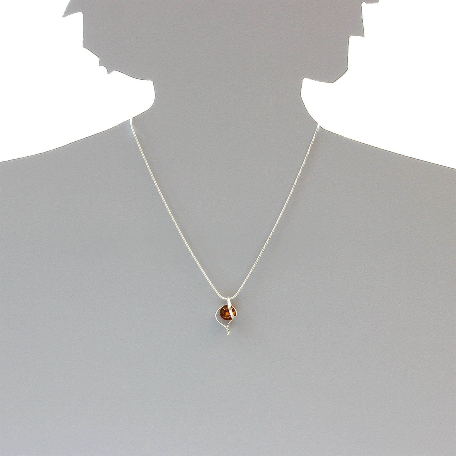 OSTSEE-SCHMUCK Kettenanhänger »- Gleiter-Isabella - Silber 925/000 - Bernstein«
