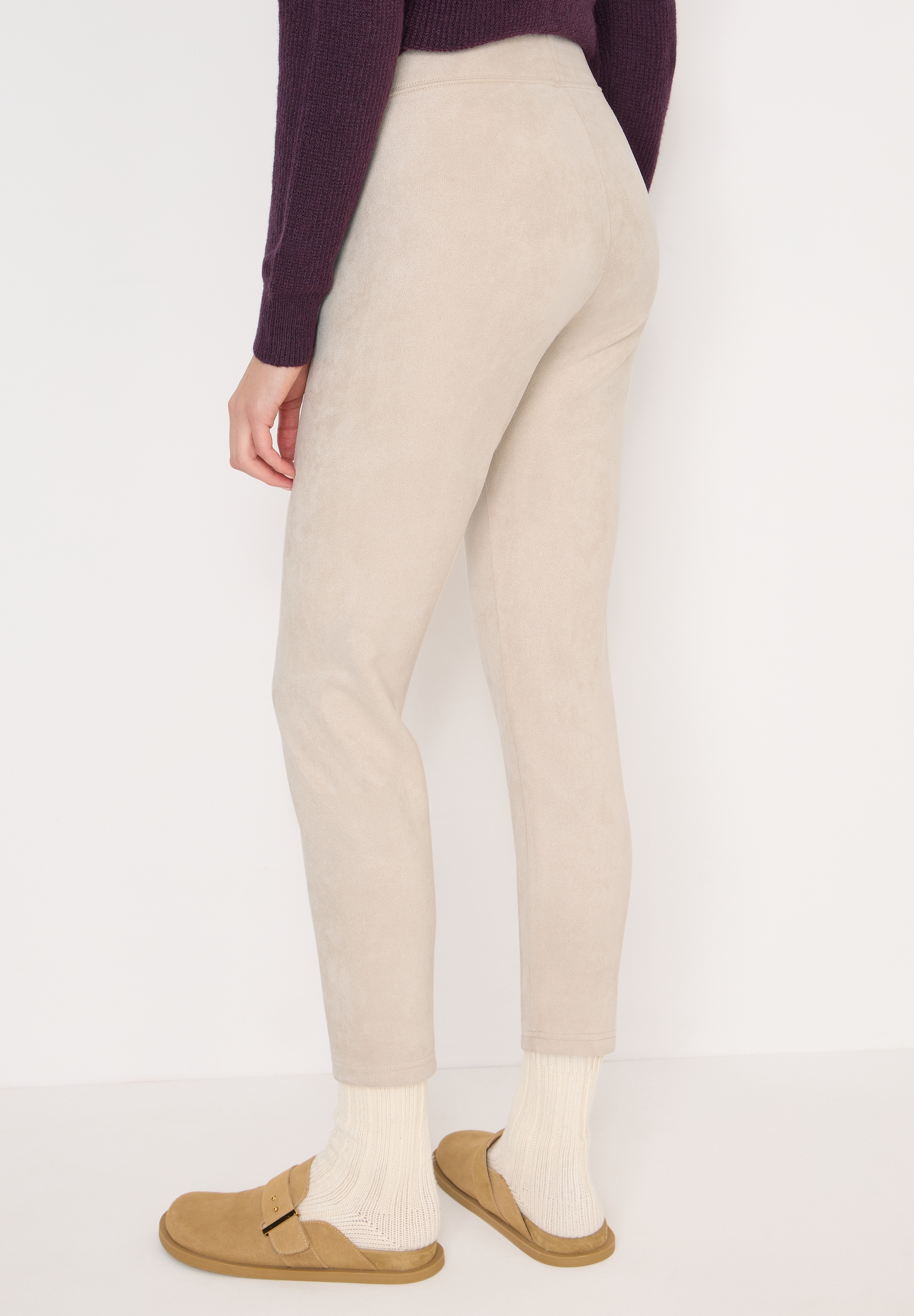 Cecil Leggings  Velourleggins mit elastischem Bund
