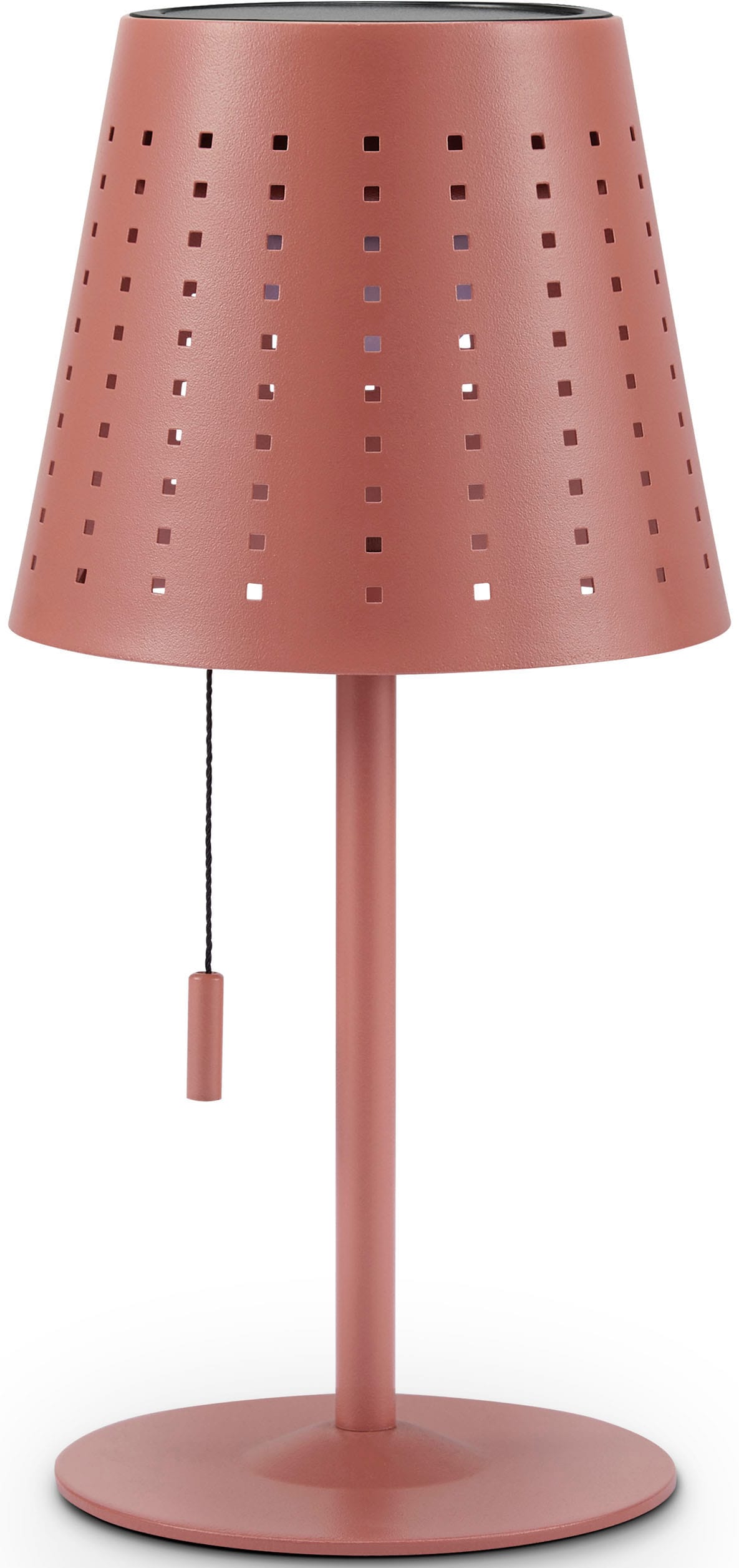 Paco Home Tischleuchte »LARA«, Outdoor LED Akku Metall Aufladbar Zugschalter Kabellos