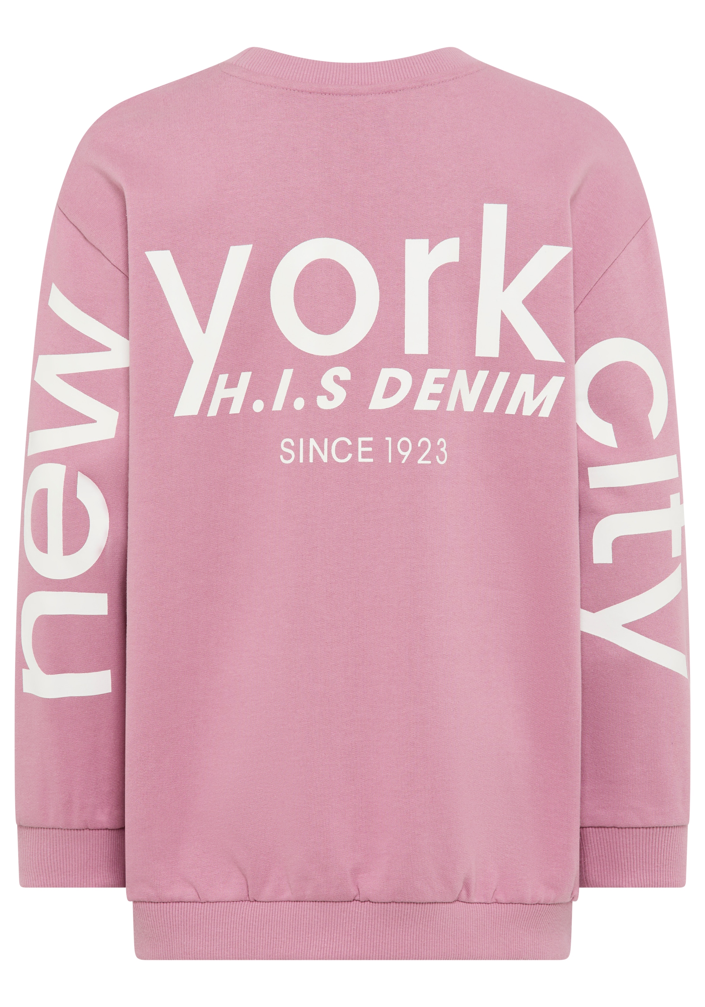 H.I.S Sweatshirt »Loose fit Sweatshirt mit Rückenprint«, NEU: H.I.S für TEENS! Sweatshirt mit großem Rückenprint
