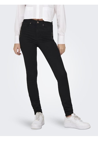 High-waist-Jeans »ONLROYAL HW SK ZIP POC DNM PIM«