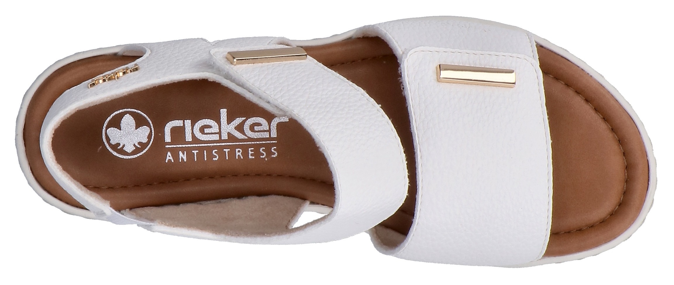 Rieker Sandale  Sommerschuh, Keilsandalette, Plateausandale mit Klett