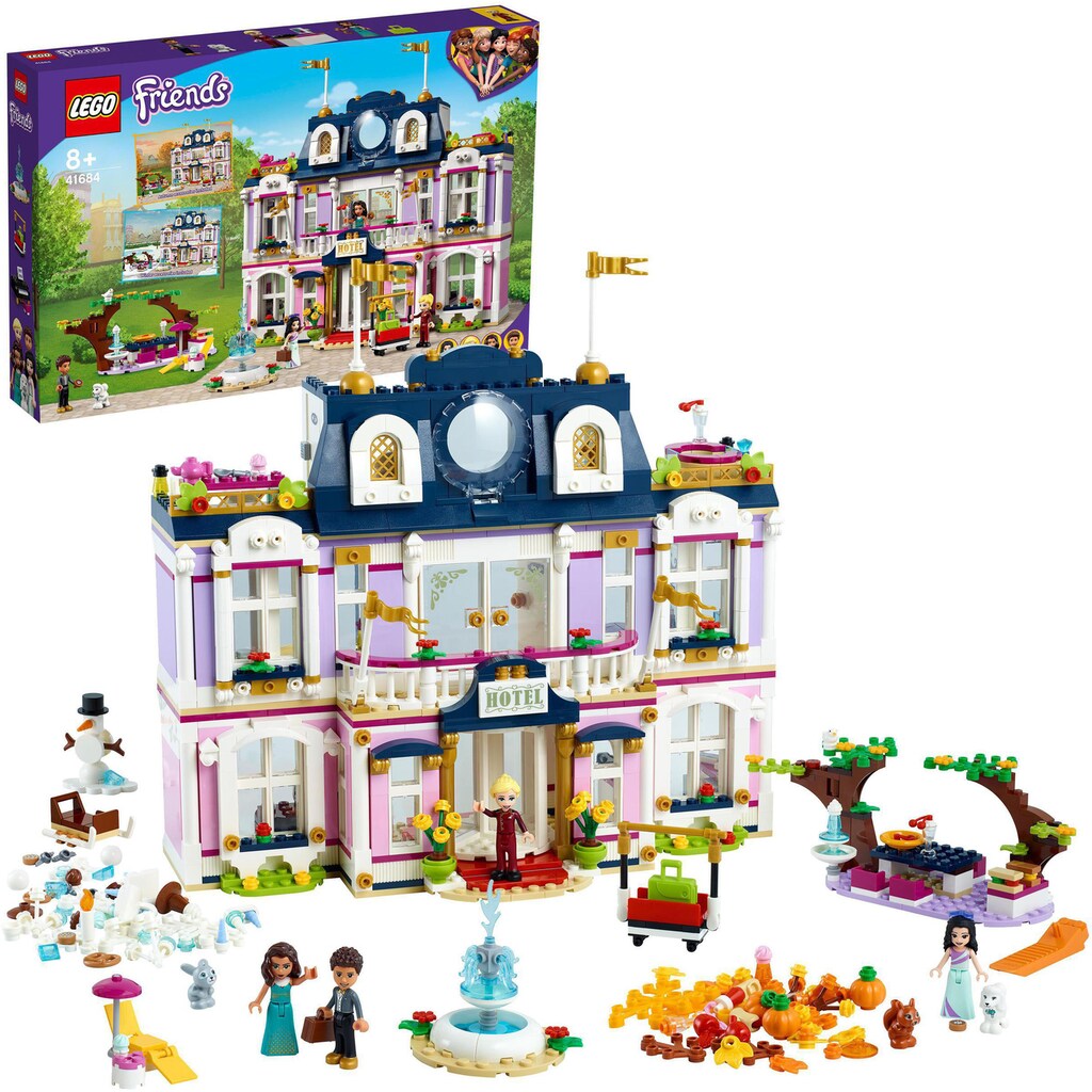 LEGO® Konstruktionsspielsteine »Heartlake City Hotel (41684), LEGO® Friends«, (1308 St.)
