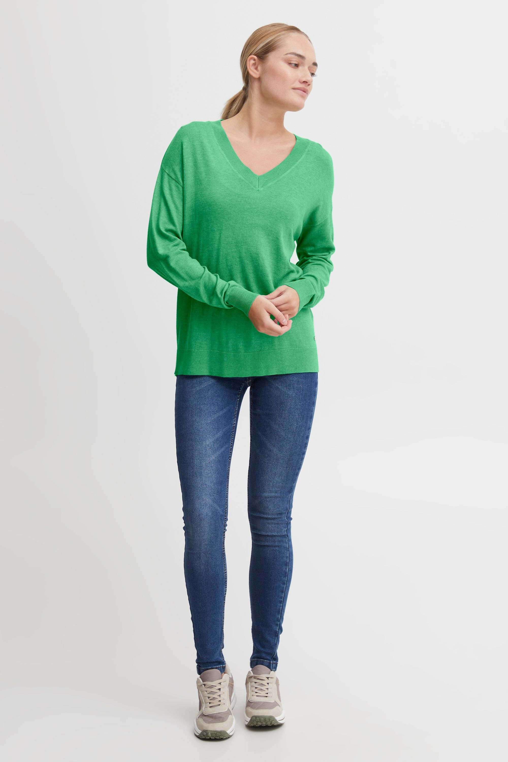 OXMO Strickfleece-Pullover »Strickpullover OXHelle«