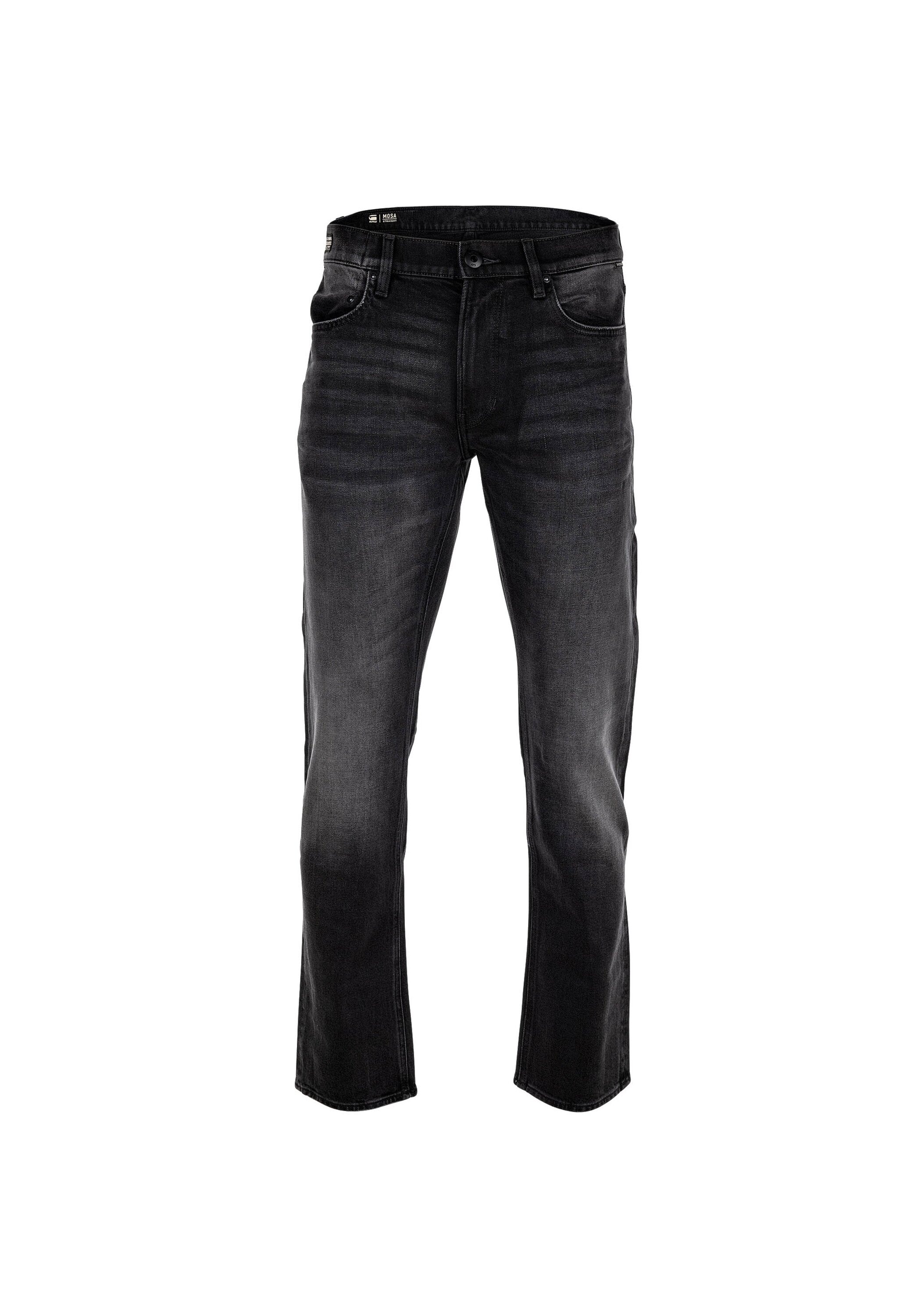 Regular-fit-Jeans »Jeans Mosa Straight Worn in Black Moon«