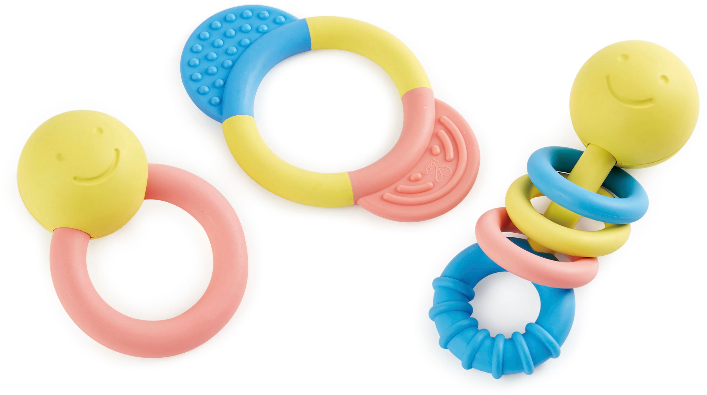 Set de hochets et anneaux de dentition