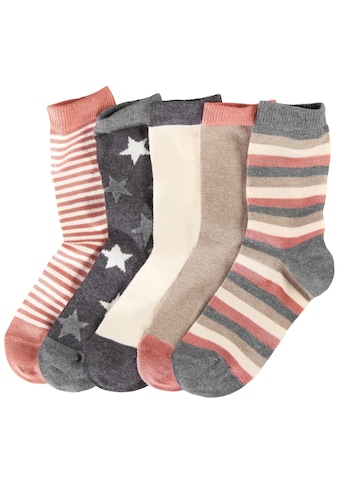 Socken, (5 Paar), in 5 verschiedenen Designs kaufen