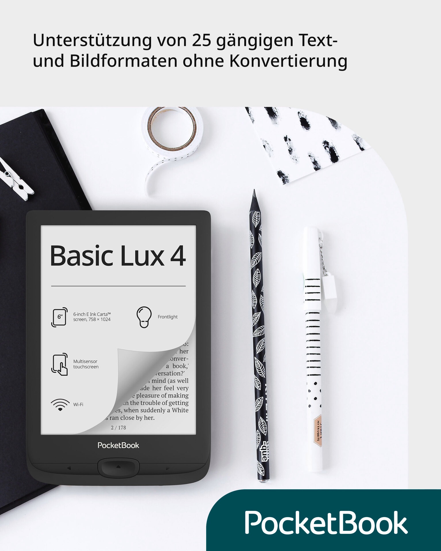 PocketBook E-Book »Basic Lux 4«