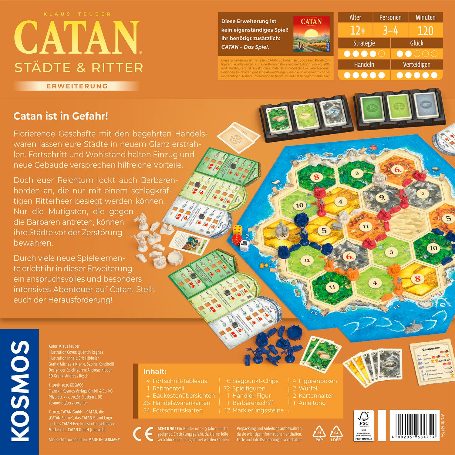 Kosmos Spiel »CATAN Städte & Ritter« Made in Germany