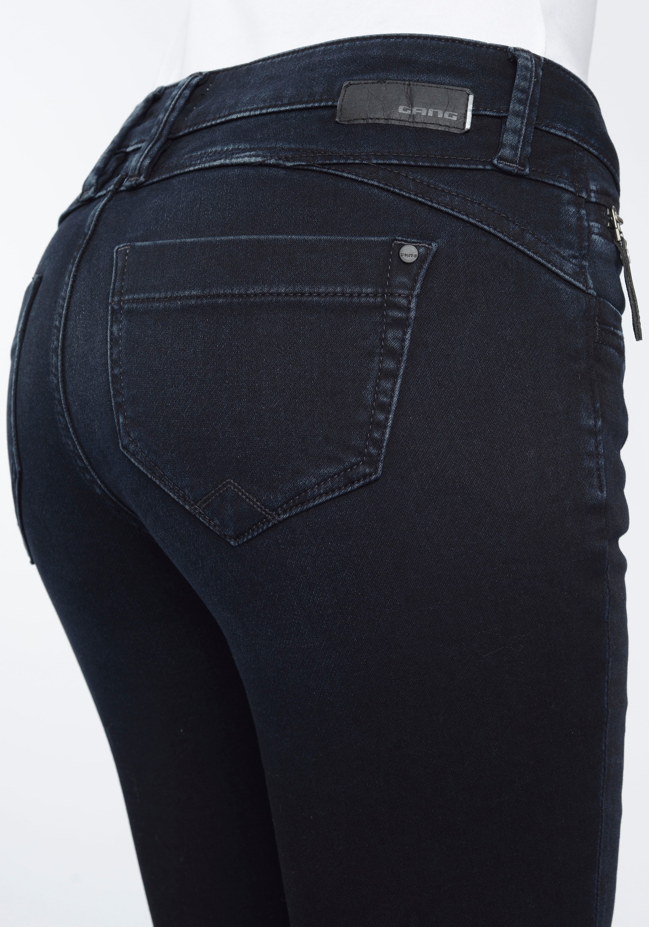 GANG Skinny-fit-Jeans »94NIKITA«, mit Zipper-Detail an der Coinpocket bei ♕