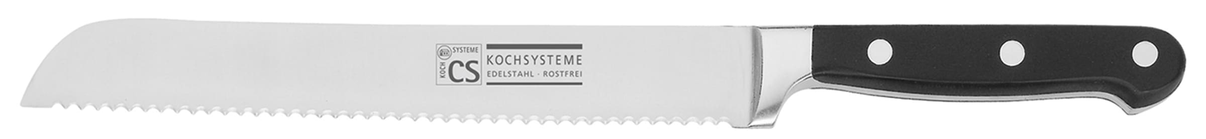CS Koch-Systeme Brotmesser »PREMIUM, 21 cm, Edelstahl rostfrei« mit hoher Schneidqualität