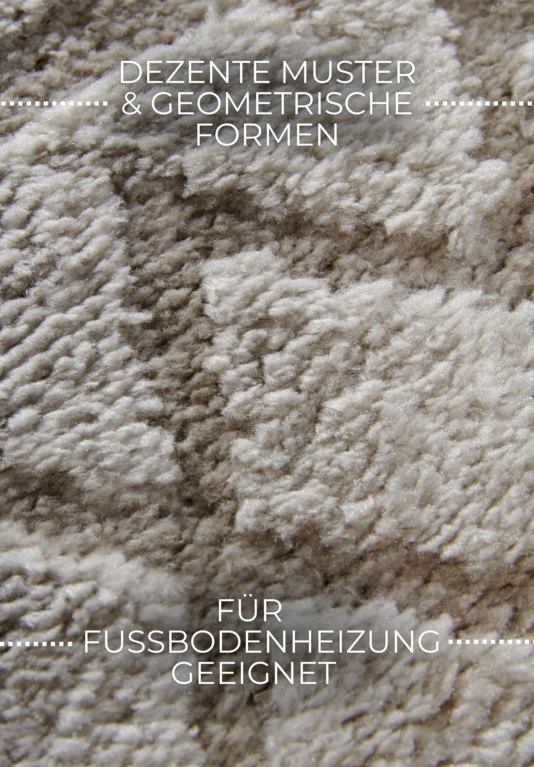 ELLE DECORATION Designteppich »Itinerance«, rechteckig, 18 mm Höhe, Hochflor, Shaggy, Läufer, weich, Langflor, modern, Hoch Tief Effekt