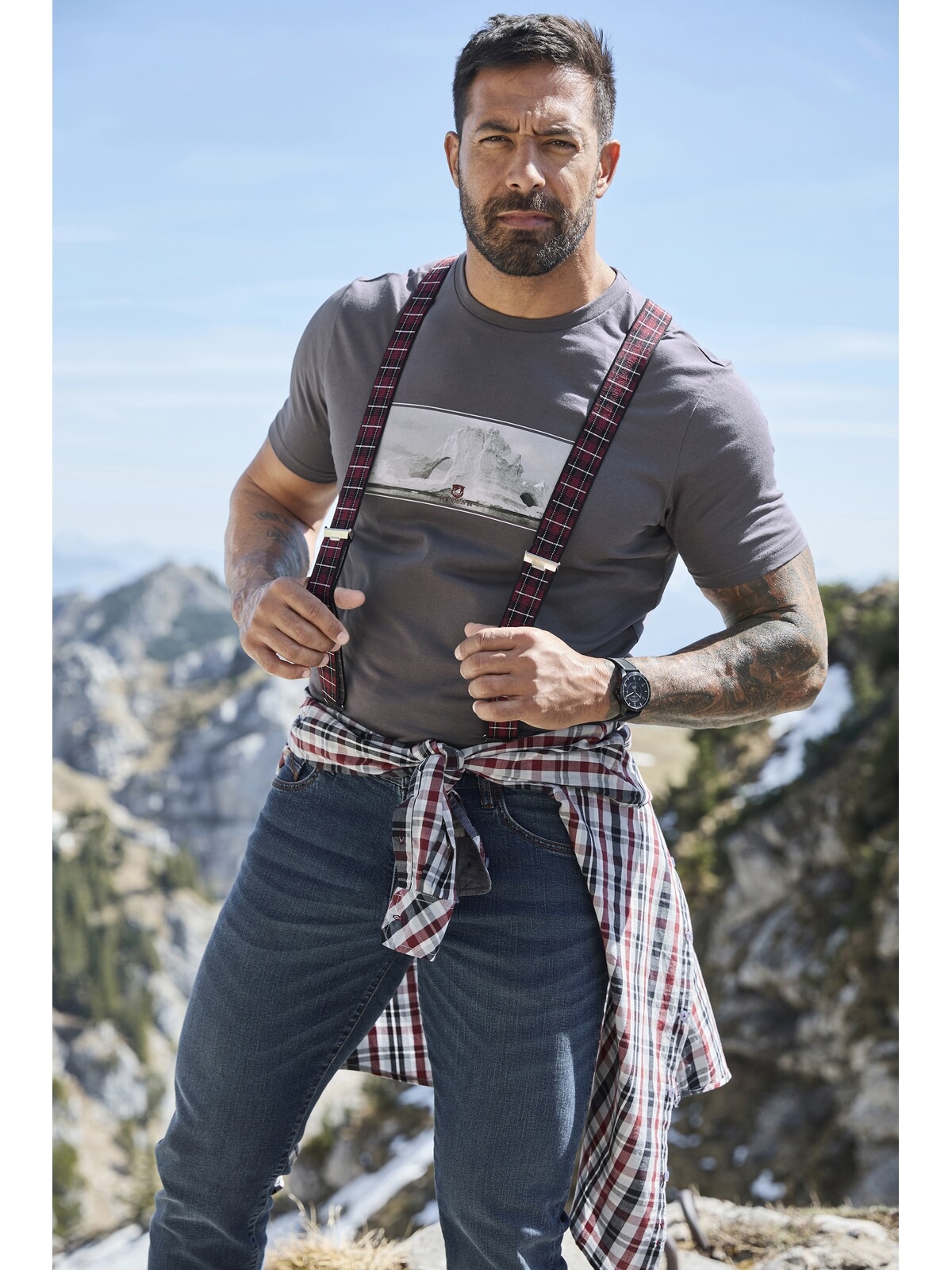 Jan Vanderstorm Rundhalsshirt »T-Shirt BERNWALD«