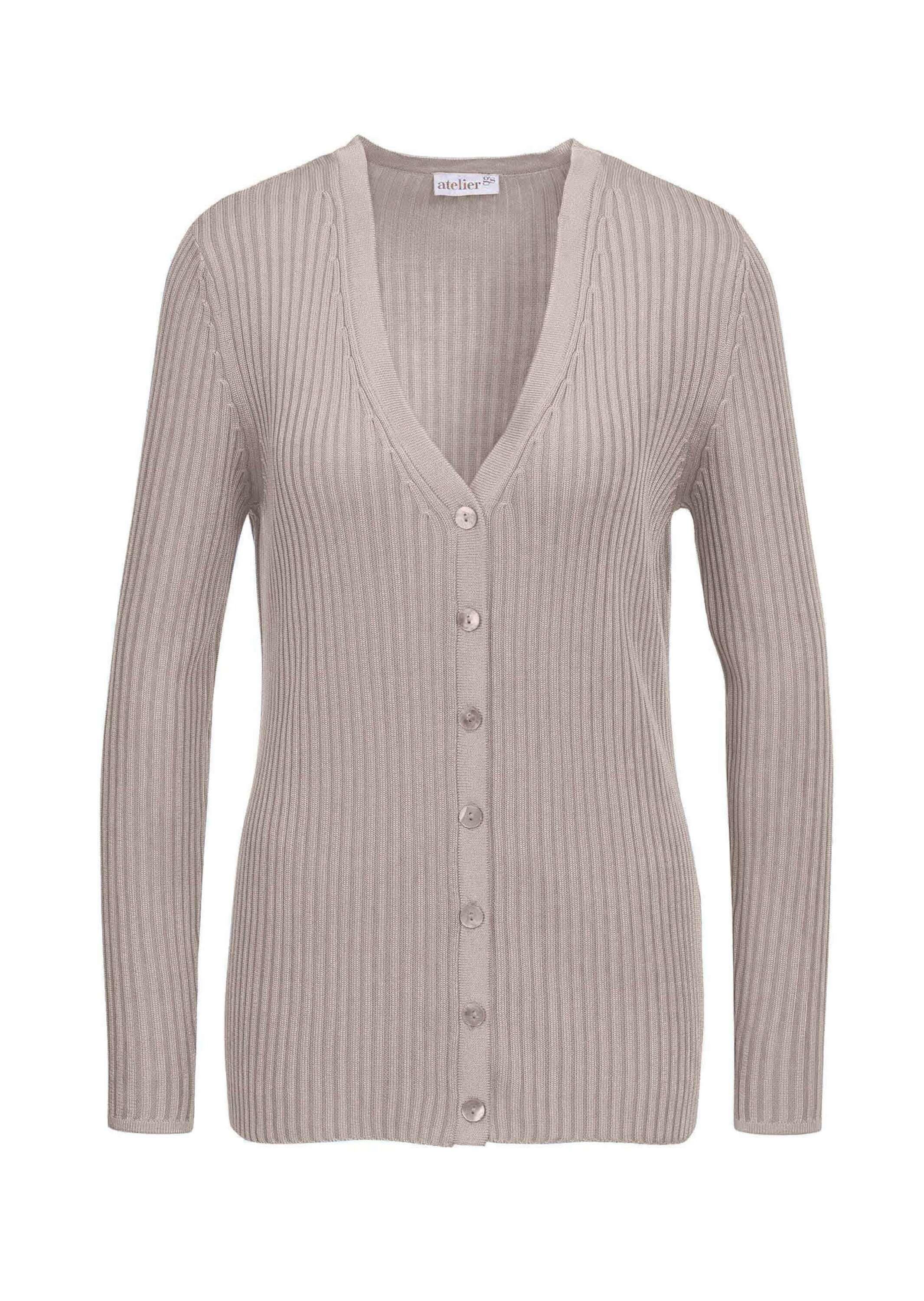 GOLDNER Strickjacke »Pflegeleichte Strickjacke in hochwertiger Rippenstruktur«