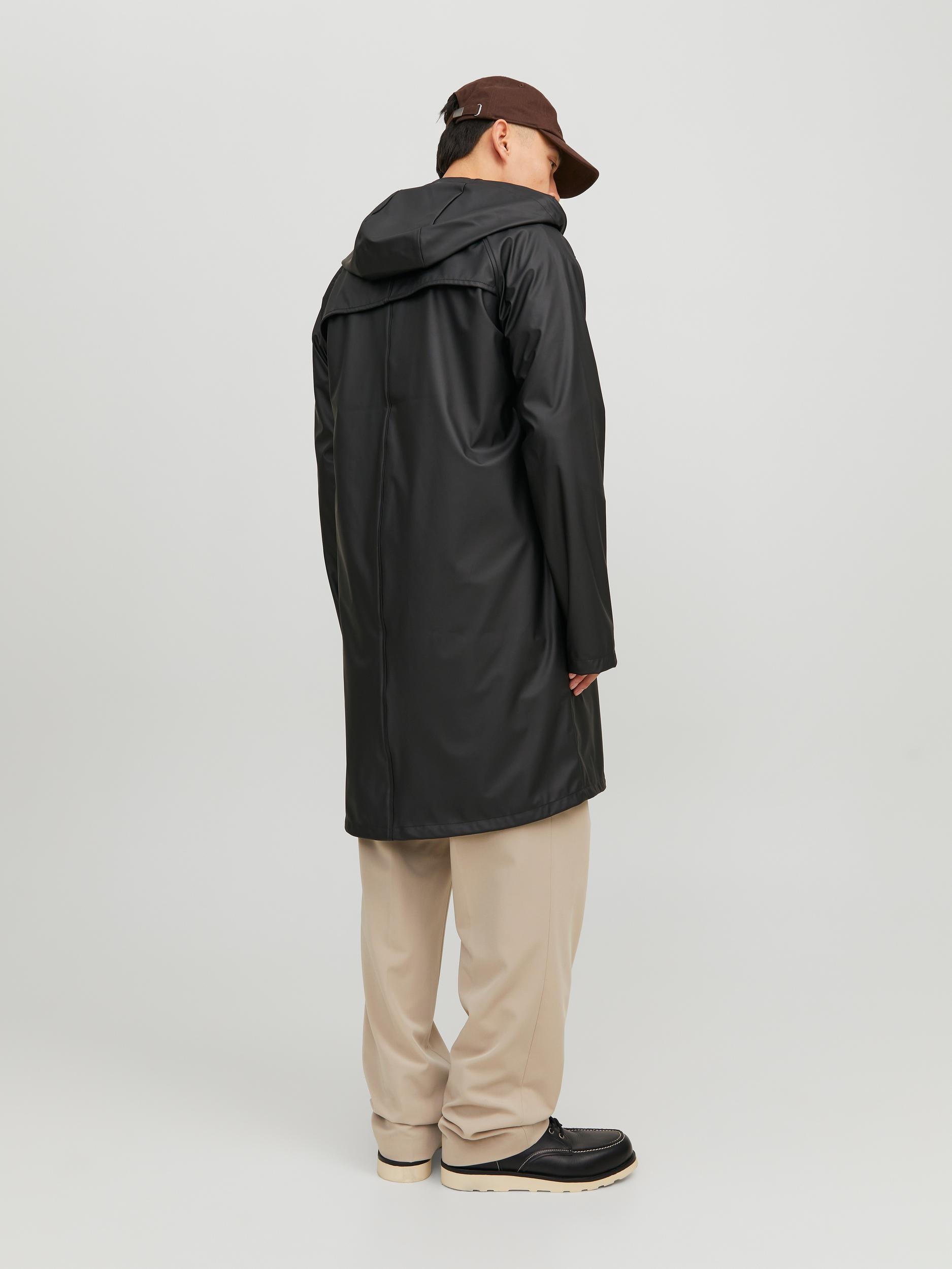 Jack & Jones Regenjacke »JJEURBAN RAIN COAT NOOS«, mit Kapuze