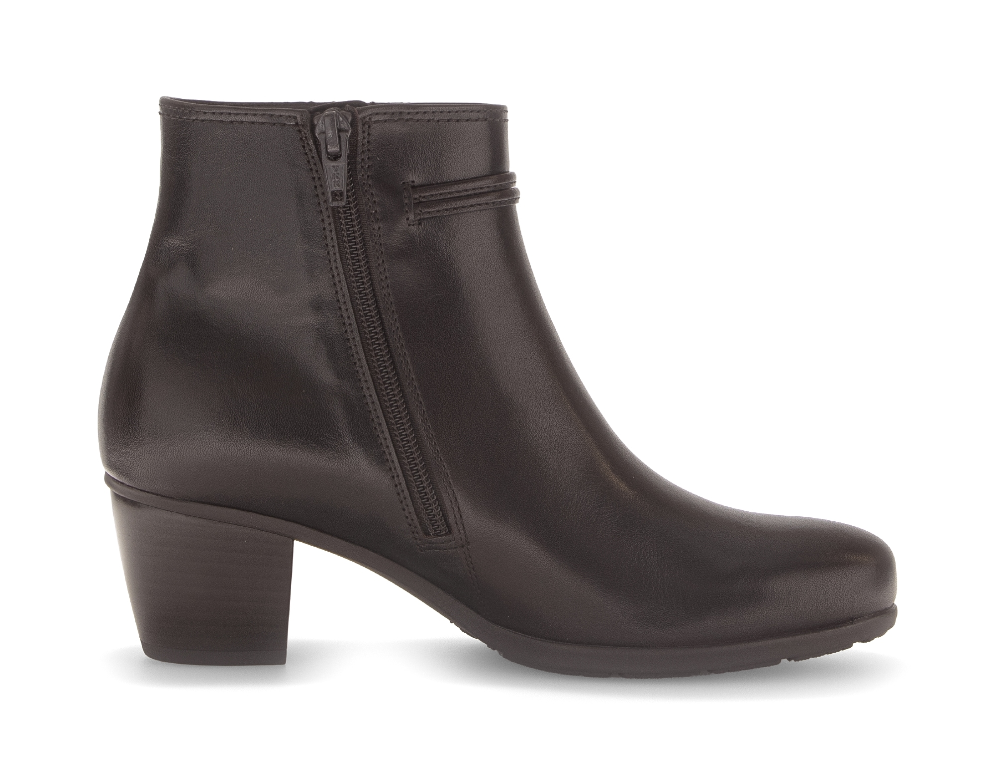 Gabor Stiefelette, Trichterabsatz, Ankleboots mit Hovercraft Luftkammer-Laufsohle