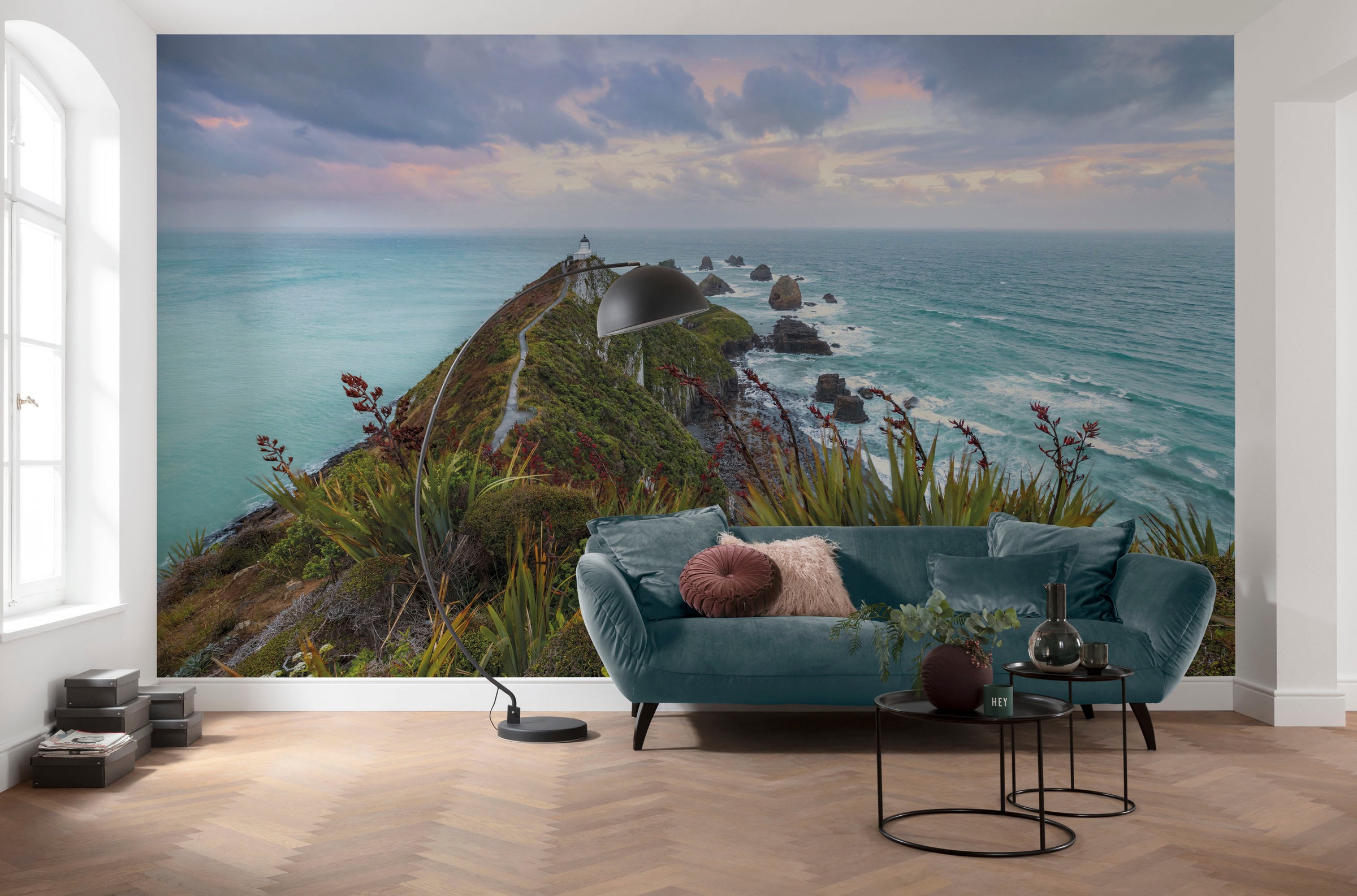 Komar Fototapete »Digitaldruck Vlies - Stormy Sea - Größe 400 x 250 cm«, bedruckt, Wohnzimmer, Schlafzimmer