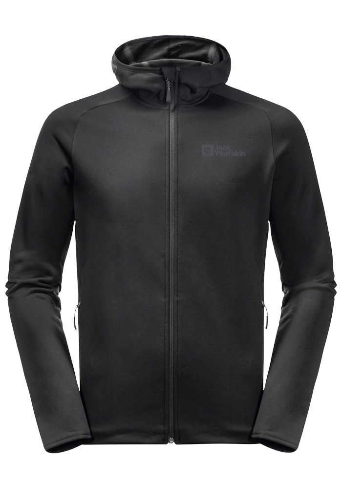 Jack Wolfskin Fleecejacke »BAISELBERG HOODED FZ M« mit Kapuze