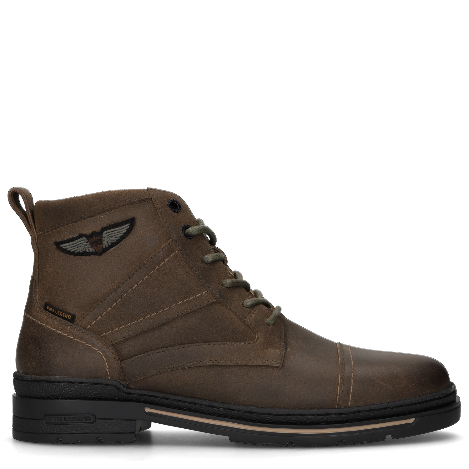 PME LEGEND Schnürstiefelette »TARMAC«  Schnürboots, Workerboots mit Anziehlasche und Reißverschluss