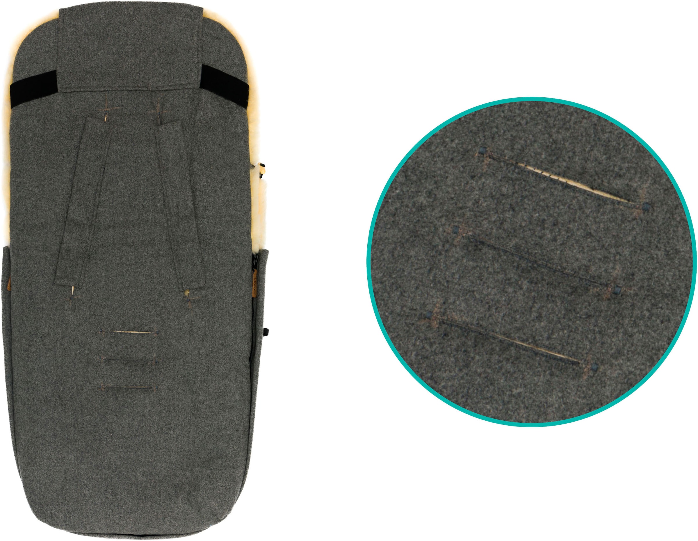 Fillikid Fußsack »Bernina Wool, Winterfußsack«