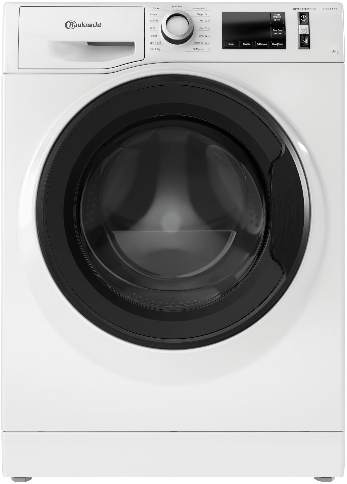 BAUKNECHT Waschmaschine »WM Pure 8AA«, 8 kg, 1400 U/min