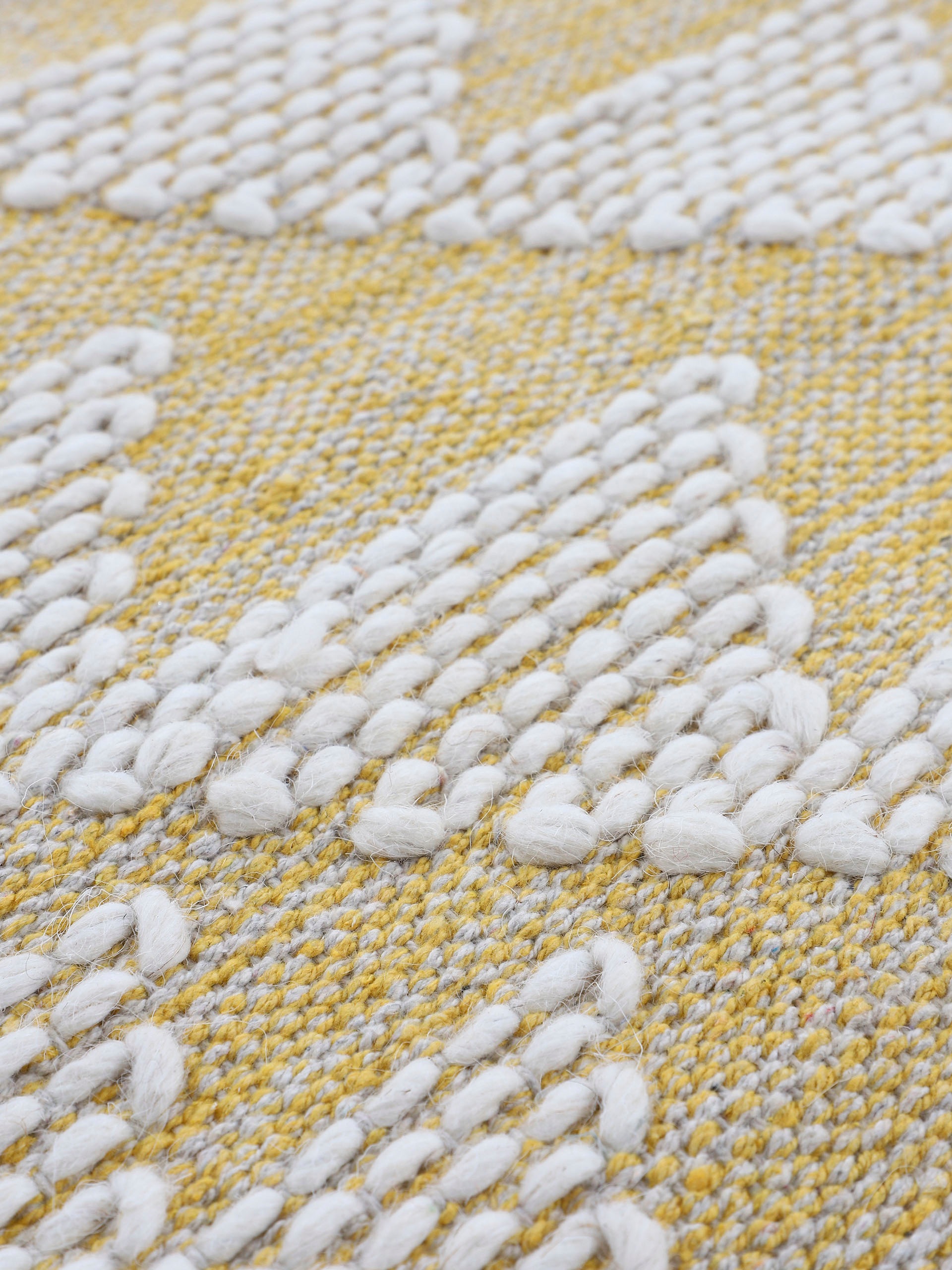 carpetfine Teppich »Kelim Durry,  auch als Läufer«, rechteckig, 5 mm Höhe, geometrisch, Hoch-Tief Effekt, handgewebt, reine Baumwolle, Fleckerl