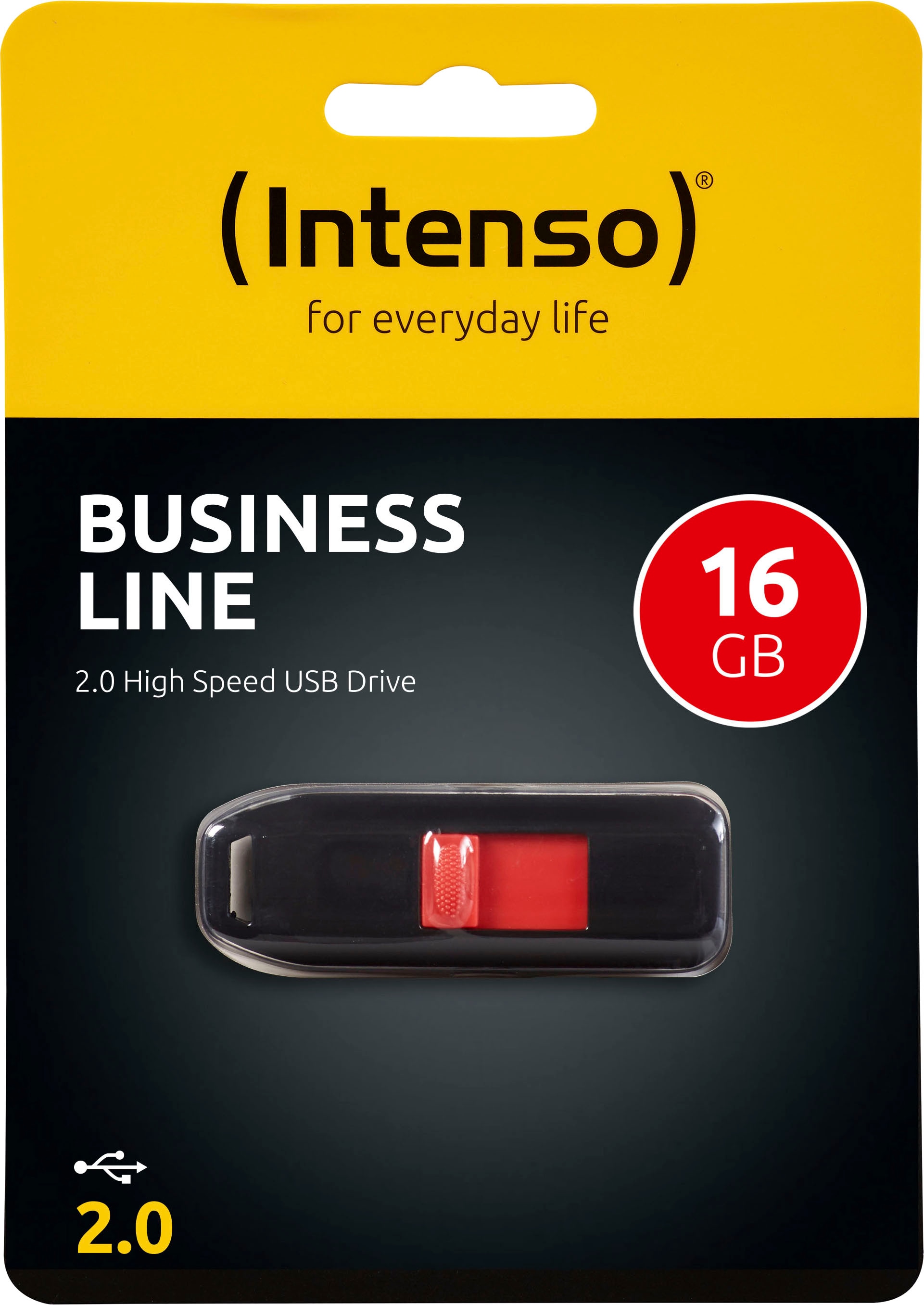 Intenso USB-Stick »Business Line« (16GB GB Lesegeschwindigkeit 28 MB/s)