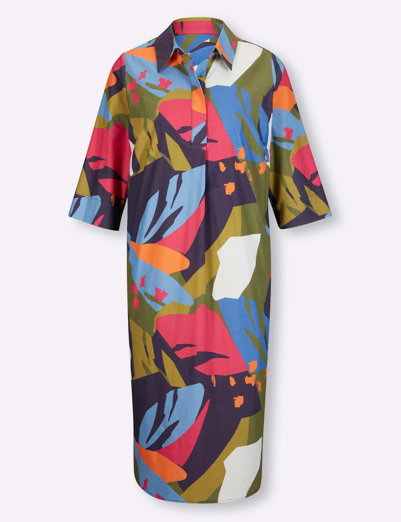 heine Hemdblusenkleid »Druck-Kleid«