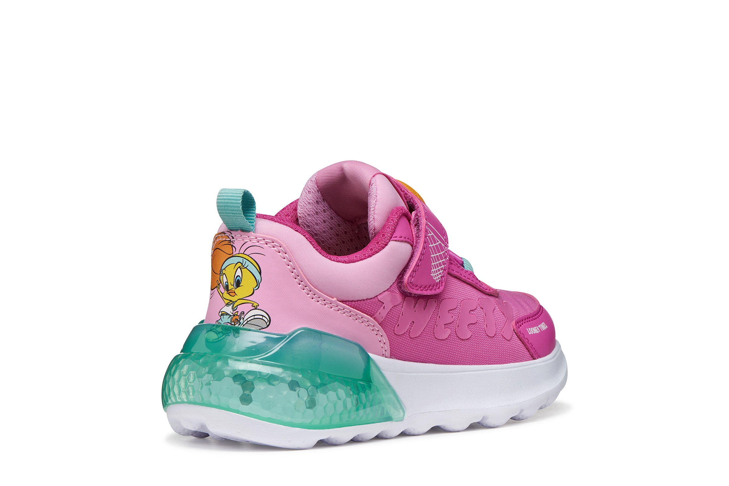 Geox Sneaker »Blinkschuh J ACTIVART ILLUMINUS«  Halbschuh, Klettschuh, Blinkfunktion, Größenschablone zum Download