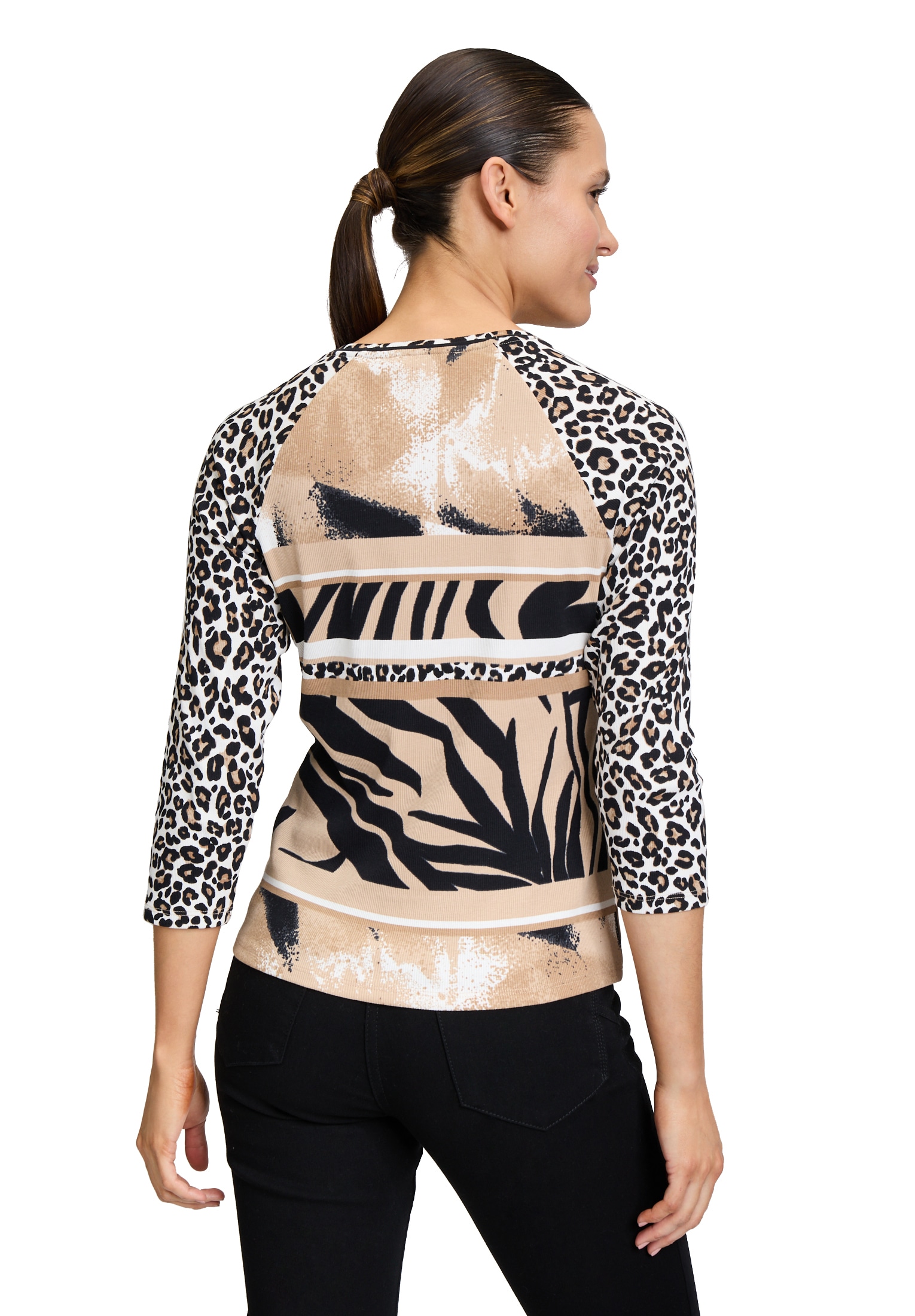 Betty Barclay T-Shirt »Shirtjacke mit Rippenstruktur«