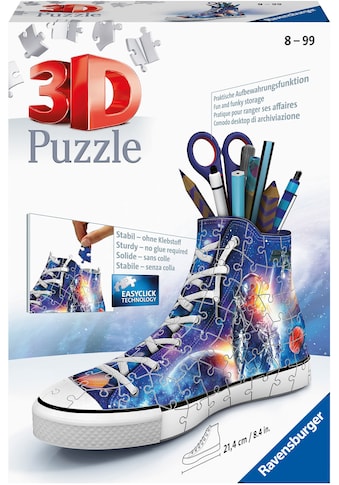 3D-Puzzle »Sneaker - Astronauten im Weltall«, FSC® - schützt Wald - weltweit; Made in...