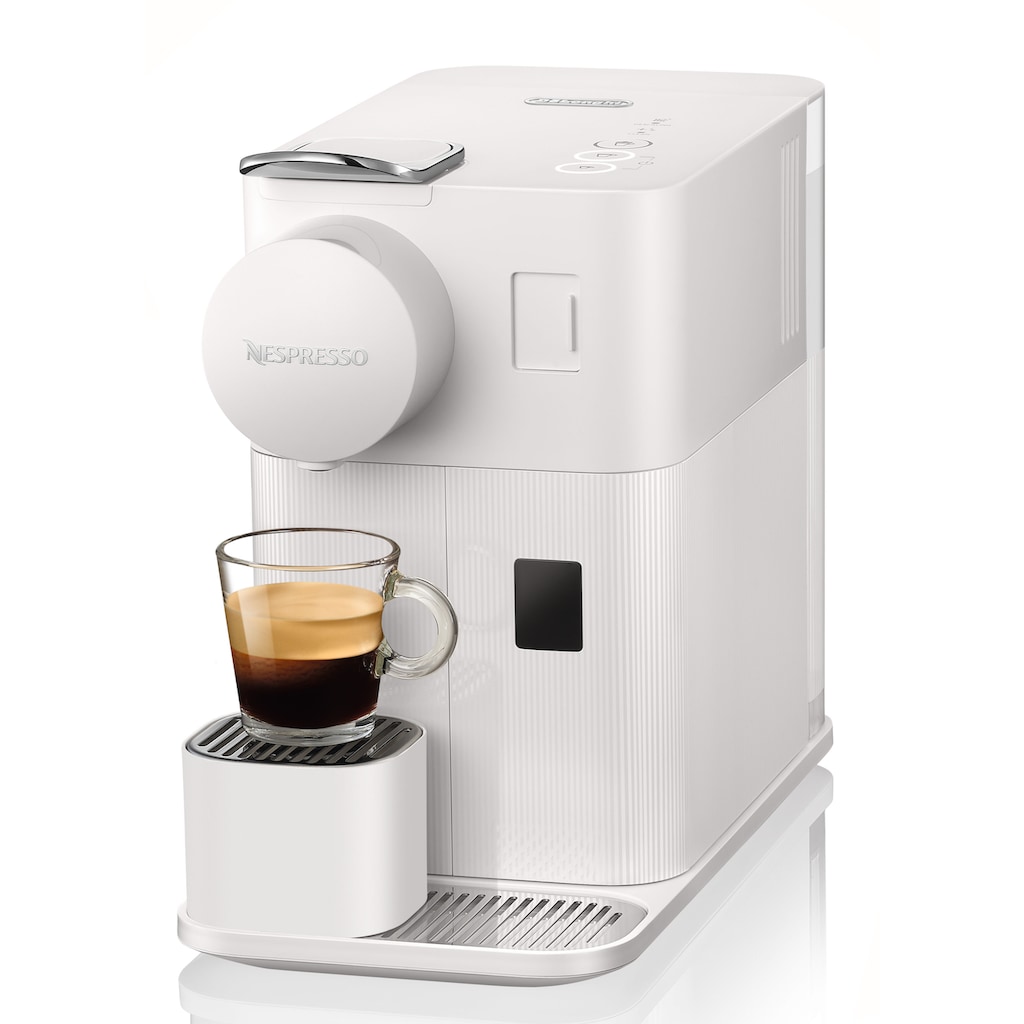 Nespresso Kapselmaschine »Lattissima One EN510.W von DeLonghi, White«, inkl. Willkommenspaket mit 7 Kapseln