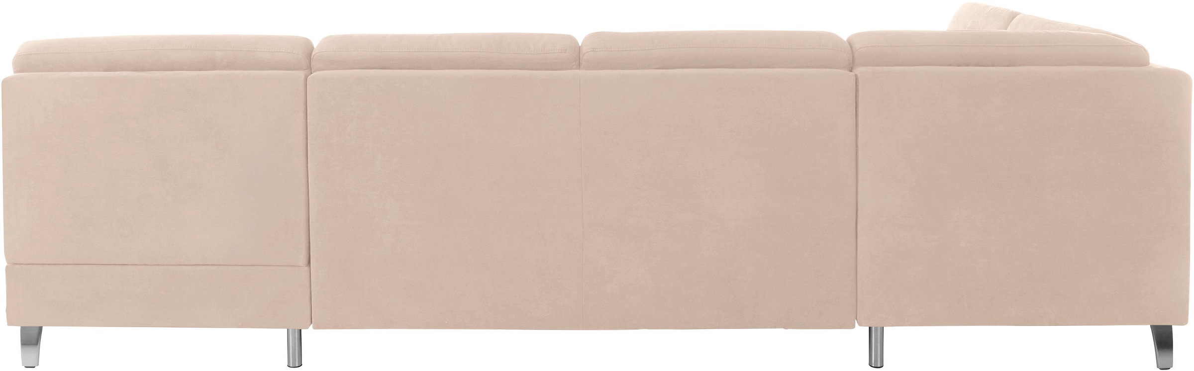 sit&more Wohnlandschaft »Clio U-Form«, wahlweise mit Bettfunktion und Bettkasten, inklusive Federkern