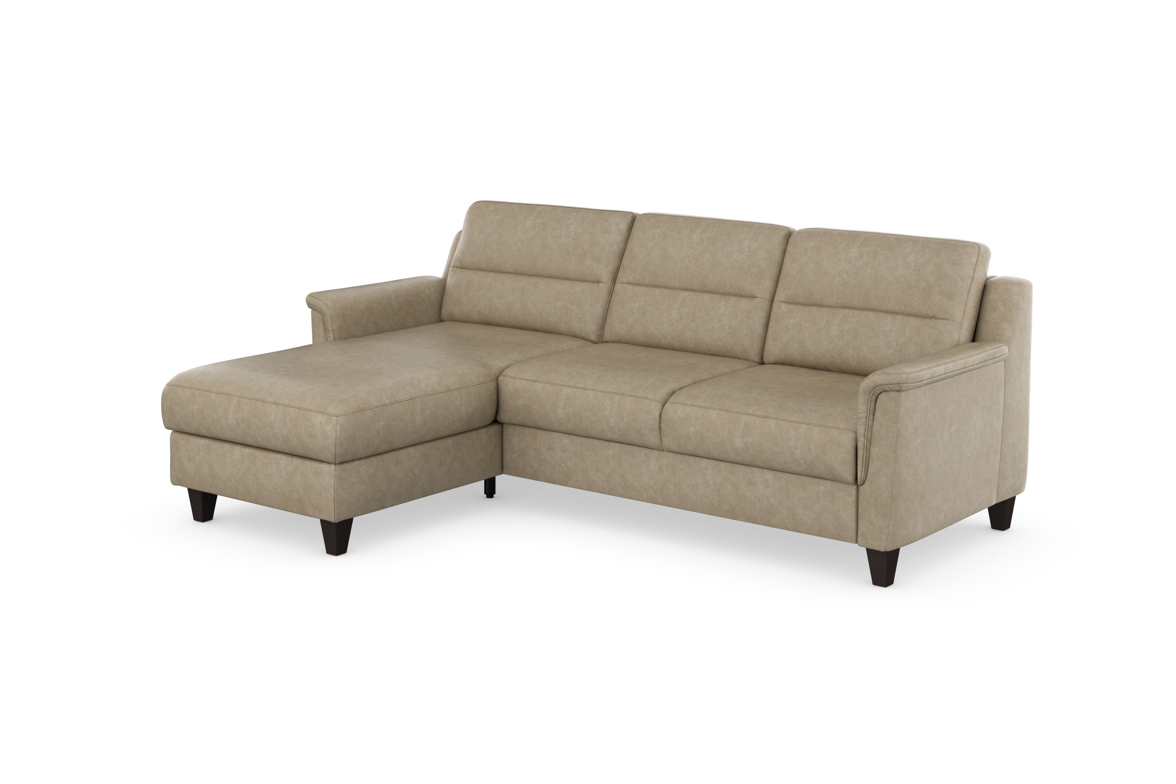 sit&more Ecksofa »Farö L-Form«, inklusive Federkern, wahlweise mit Bettfunktion und Bettkasten