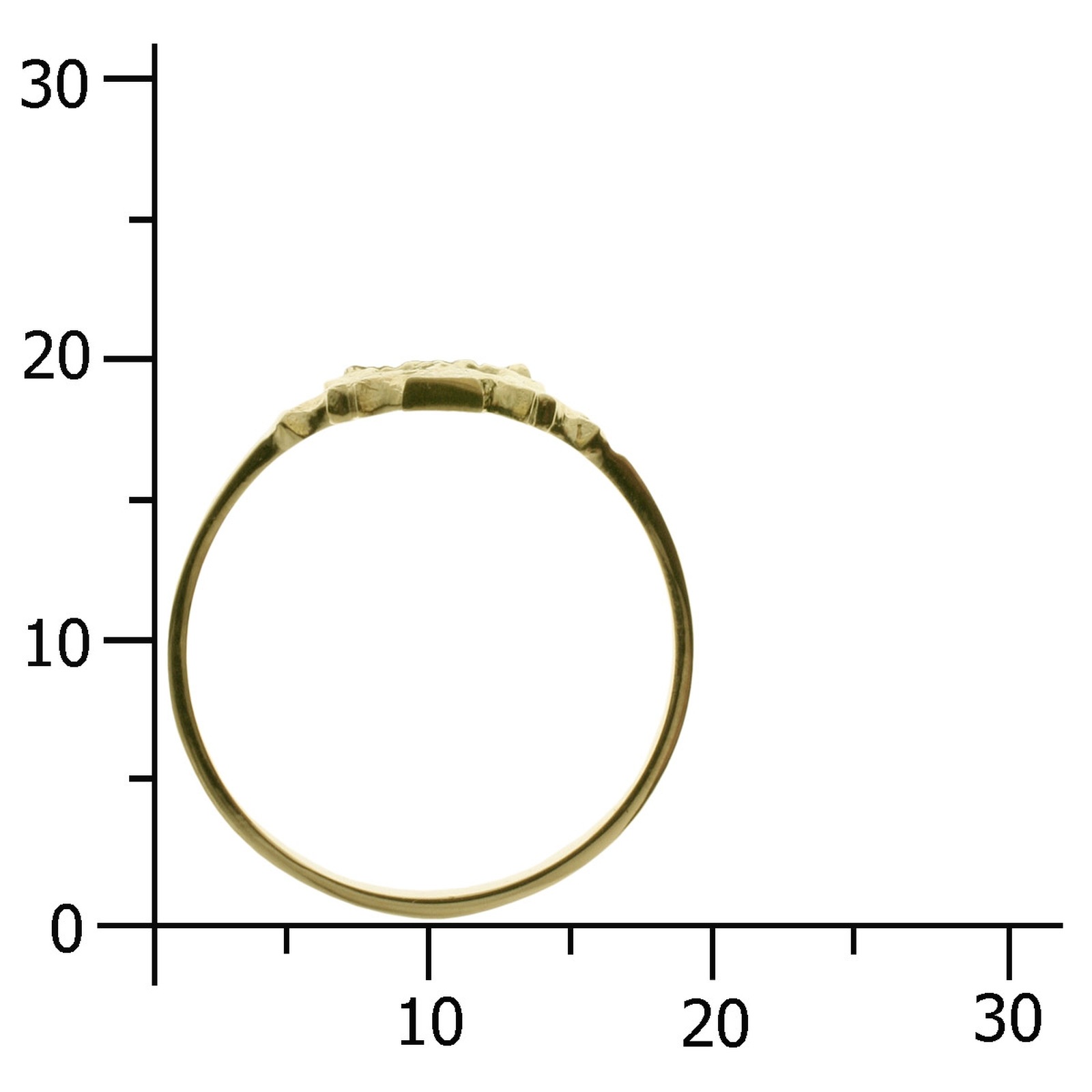 OSTSEE-SCHMUCK Fingerring »- Hiddensee - Gold 333/000 - ohne Stein«