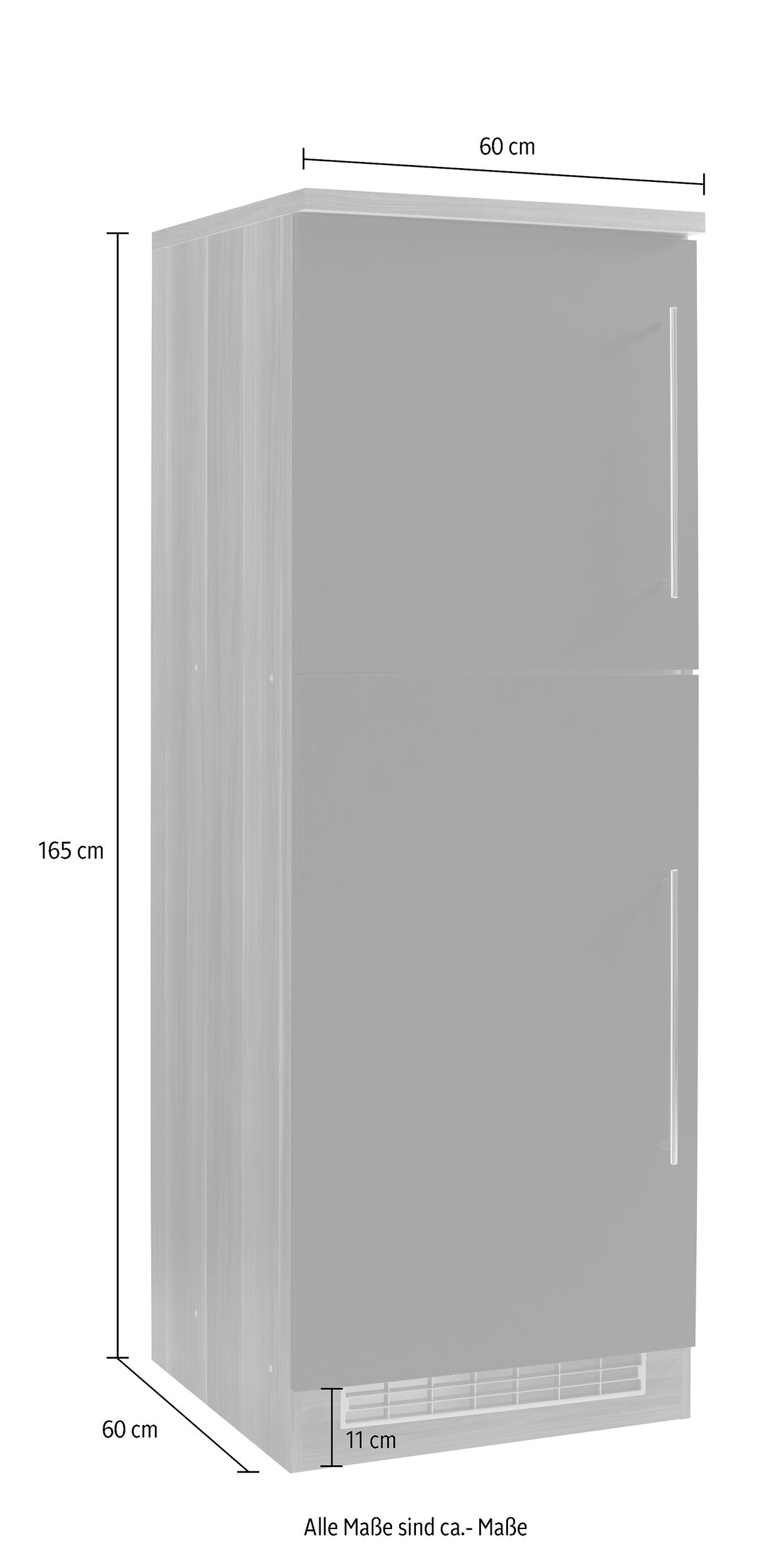 HELD MÖBEL Kühlumbauschrank »Samos«, 60 cm breit auf Rechnung kaufen | Umbauschränke