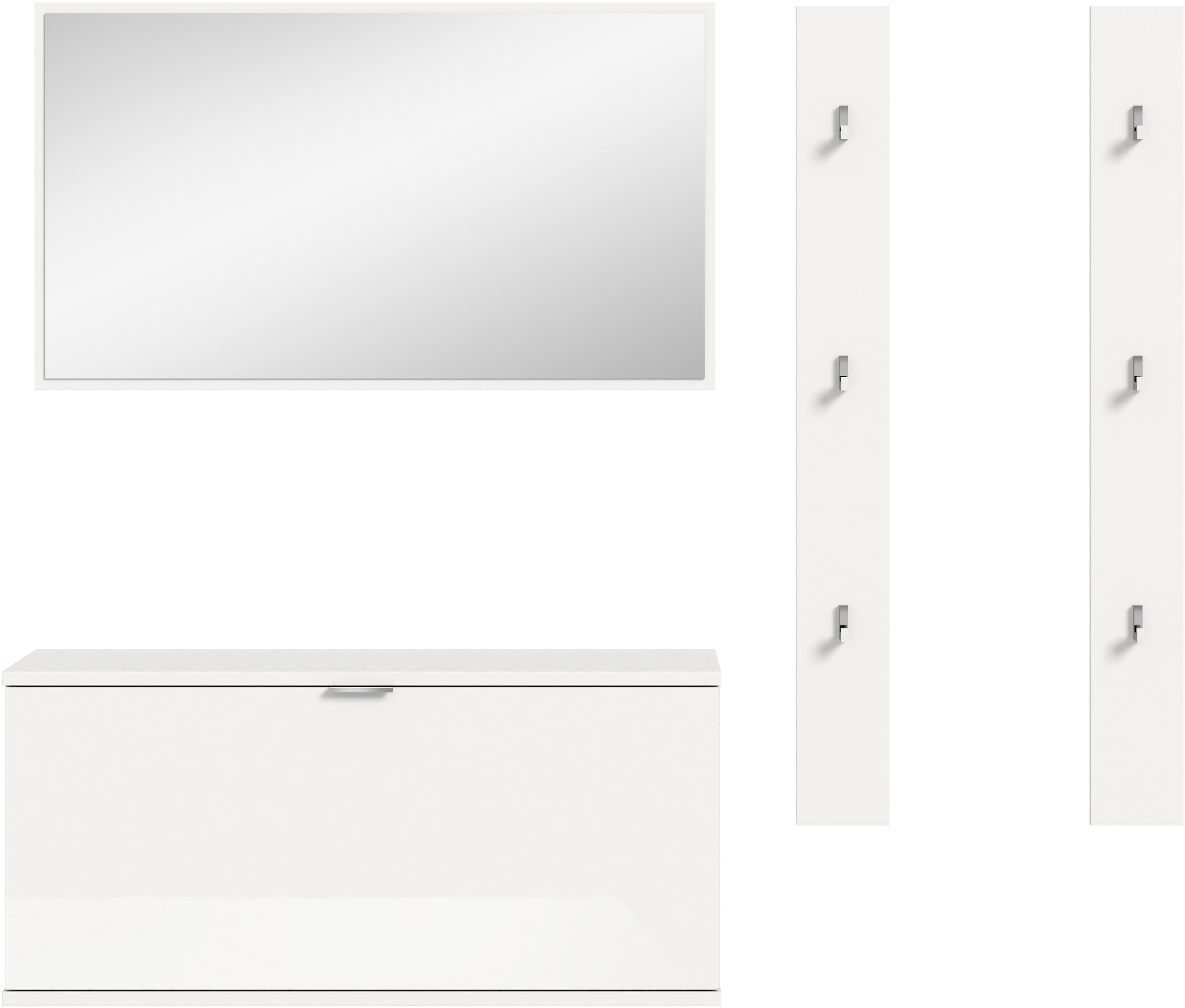 Home affaire Garderoben-Set »Trondheim Garderobenset 3-tlg. , Breite 130 cm,« 3 Stk. tlg.