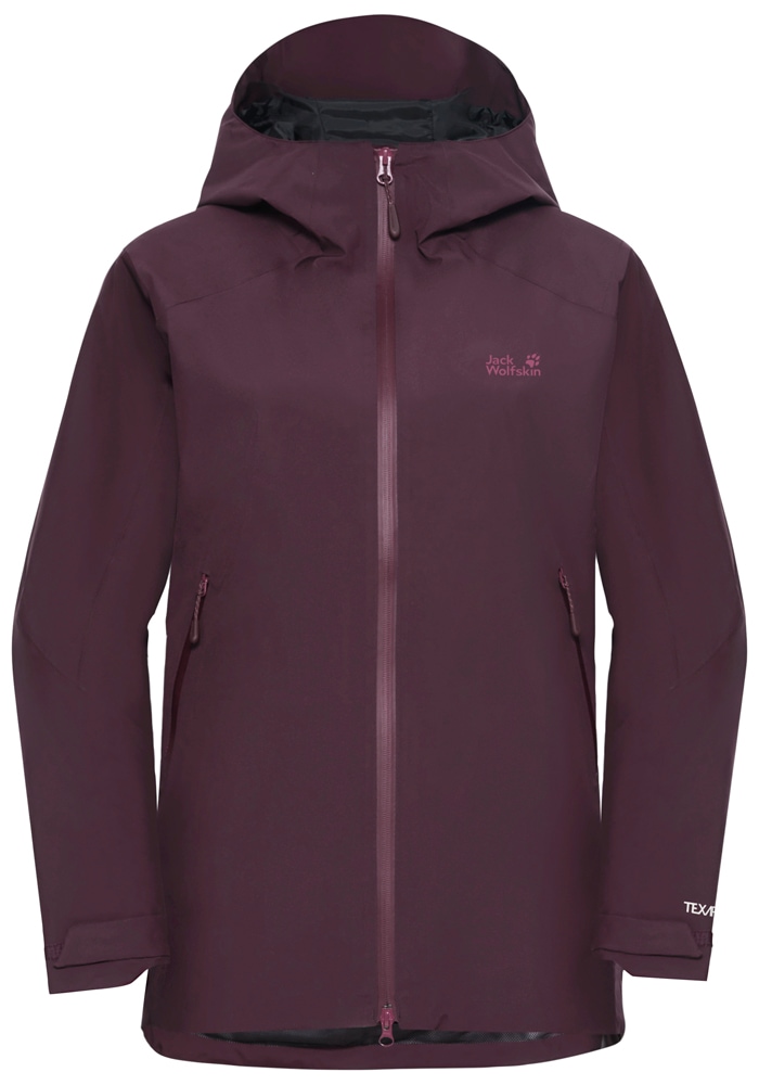 Jack Wolfskin Funktionsjacke »UNBOUND ADVENTURE 2L JKT W«, mit Kapuze