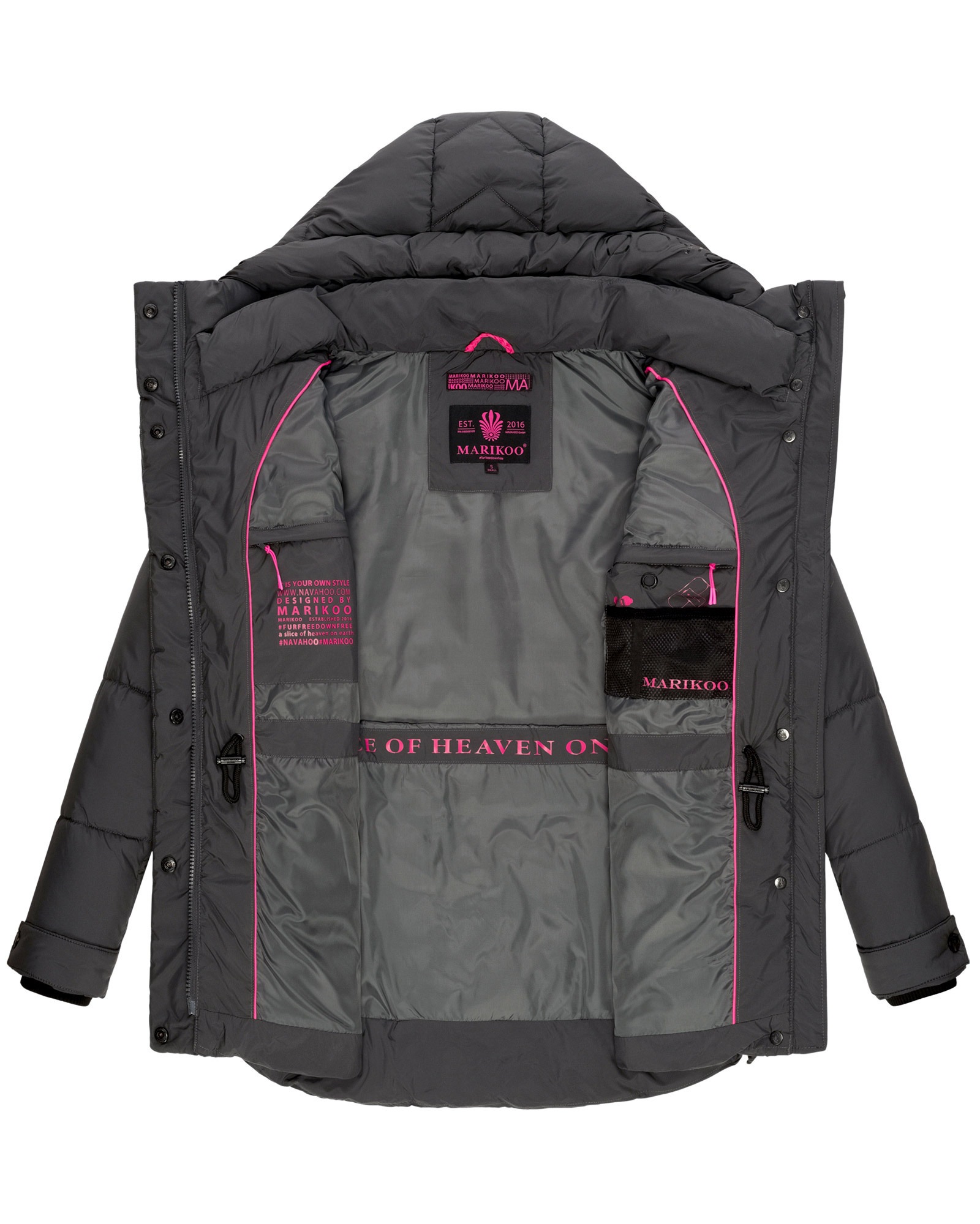 Marikoo Winterjacke »Marikoo Akumaa Damen Winterjacke B947«