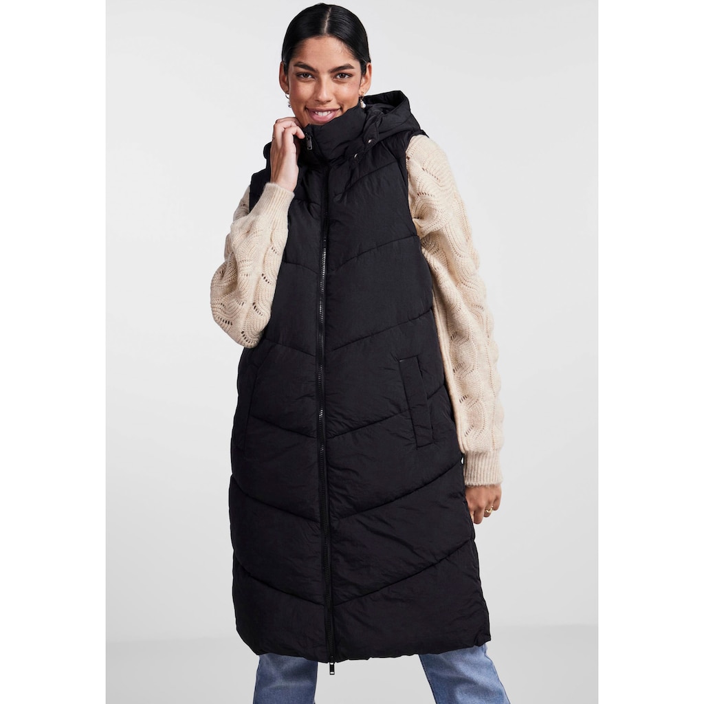 pieces Steppweste »PCJAMILLA LONG PUFFER VEST«