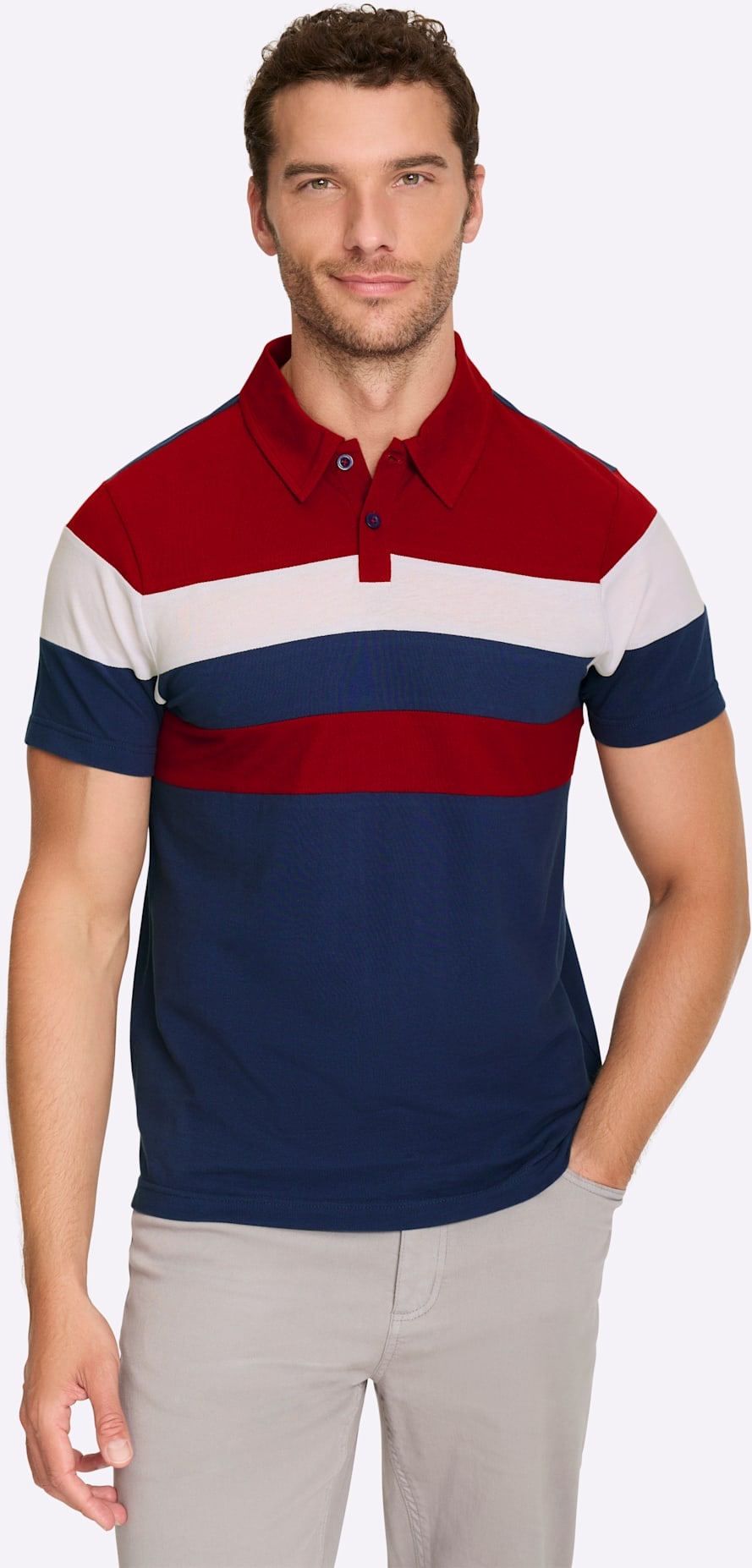 Catamaran Kurzarmshirt »Kurzarm-Poloshirt« 1 tlg.