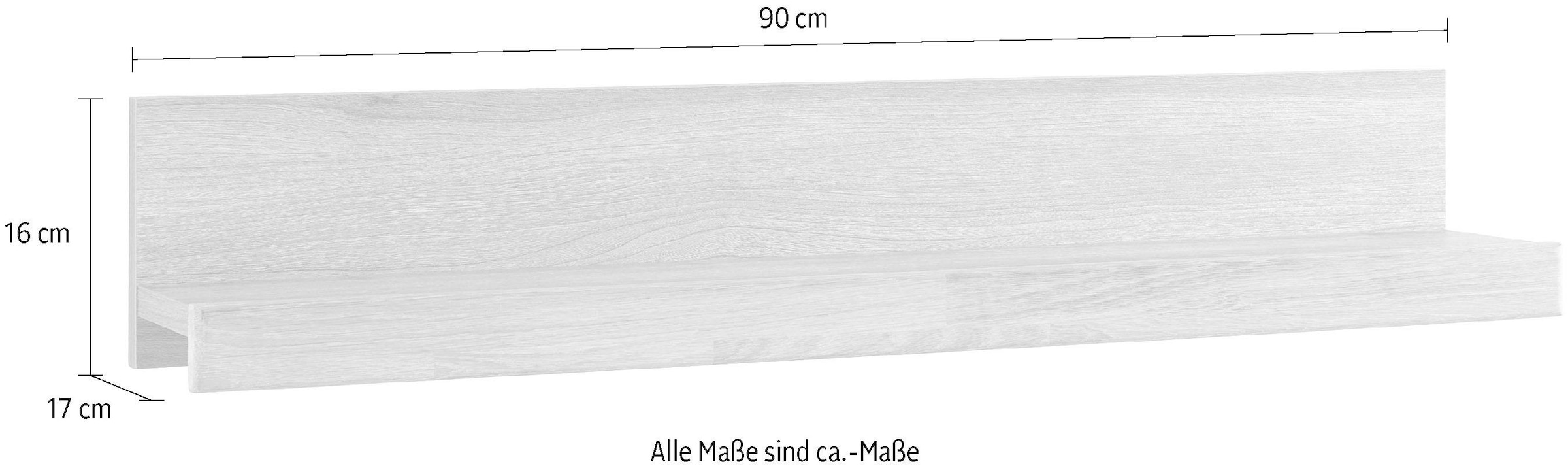 Home affaire Wandregal »Silkeborg«, Breite 90 cm