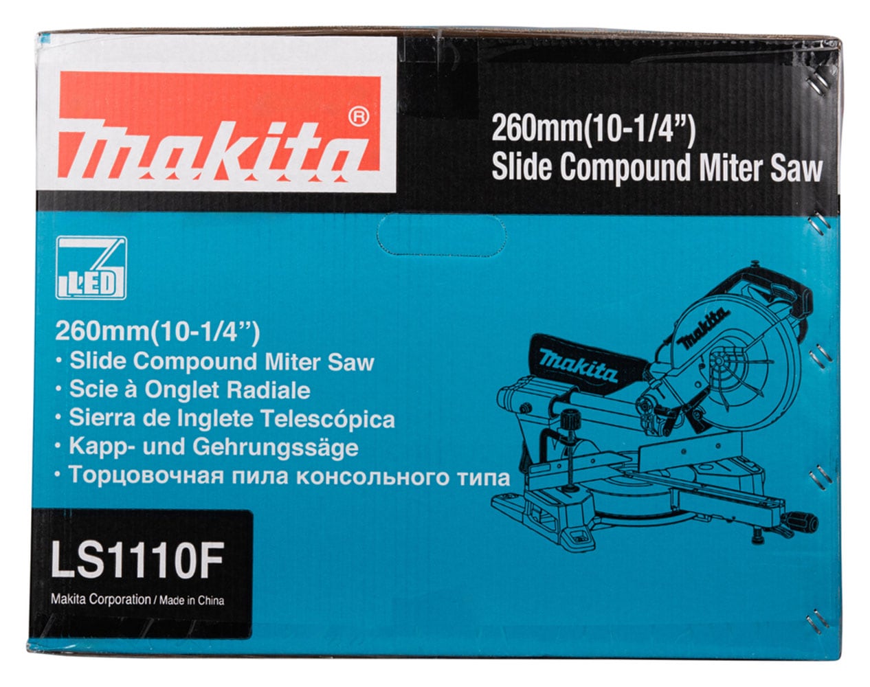 Makita Kapp- und Gehrungssäge »»LS1110F« 1.450 W, 260 mm,  4.500 min⁻¹« Kapp- und Gehrungssäge für präzise Schnitte bis 310 mm