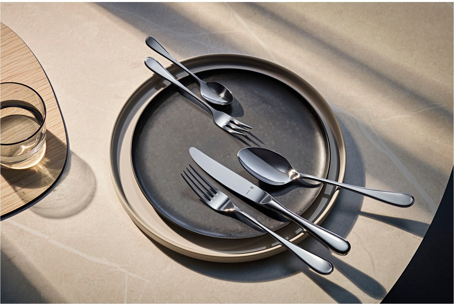 WMF Besteck-Set »Kent Plus« ergonomisch, Cromargan protect