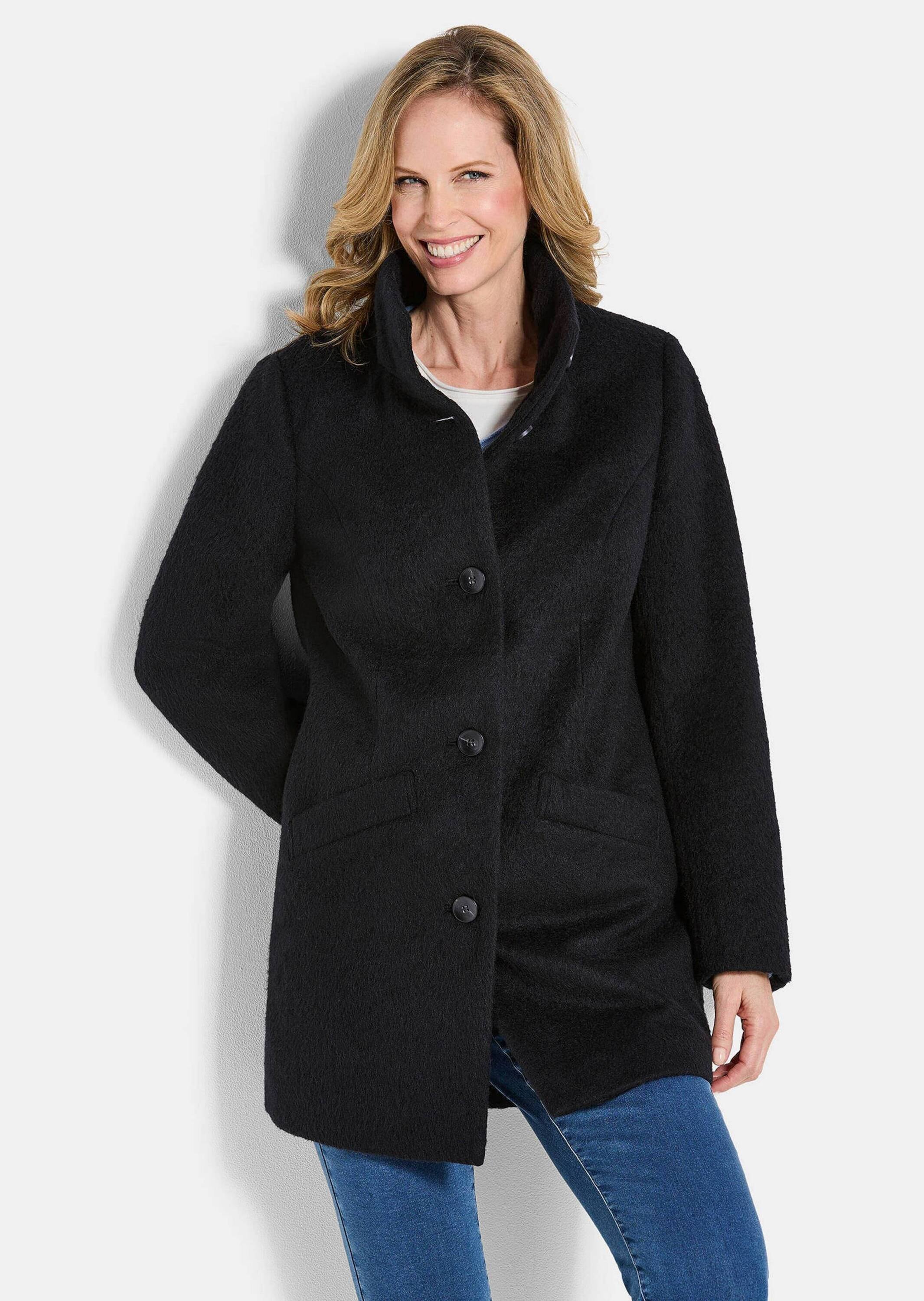 GOLDNER Langmantel »Stepp-Winterjacke mit Kapuze« Mit hochwertigem Twillfutter