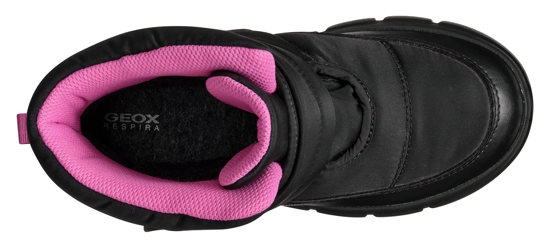 Geox Winterboots »J WILLABOOM GIRL B A«, Klettstiefel, Babystiefel Snowboots mit Plateausohle