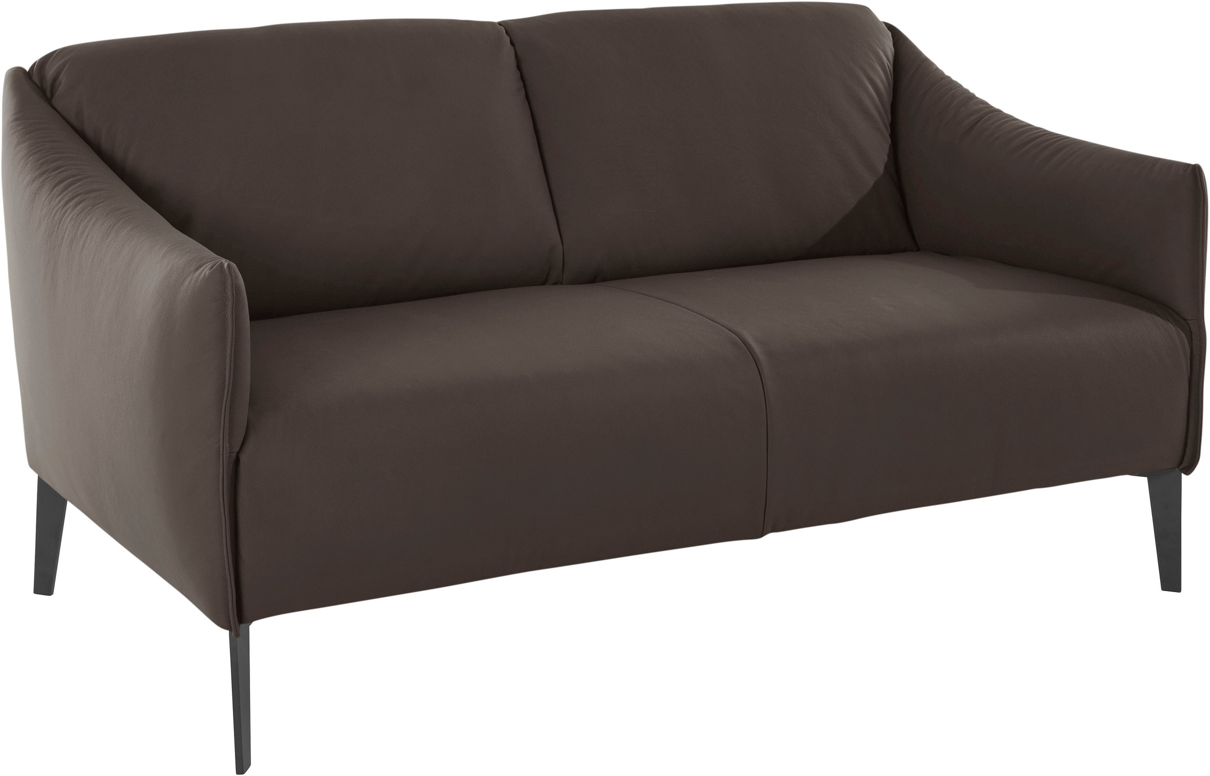 W.SCHILLIG 2-Sitzer »sally«, mit Metall-Winkelfüßen in Schwarz pulverbeschichtet, Breite 154 cm