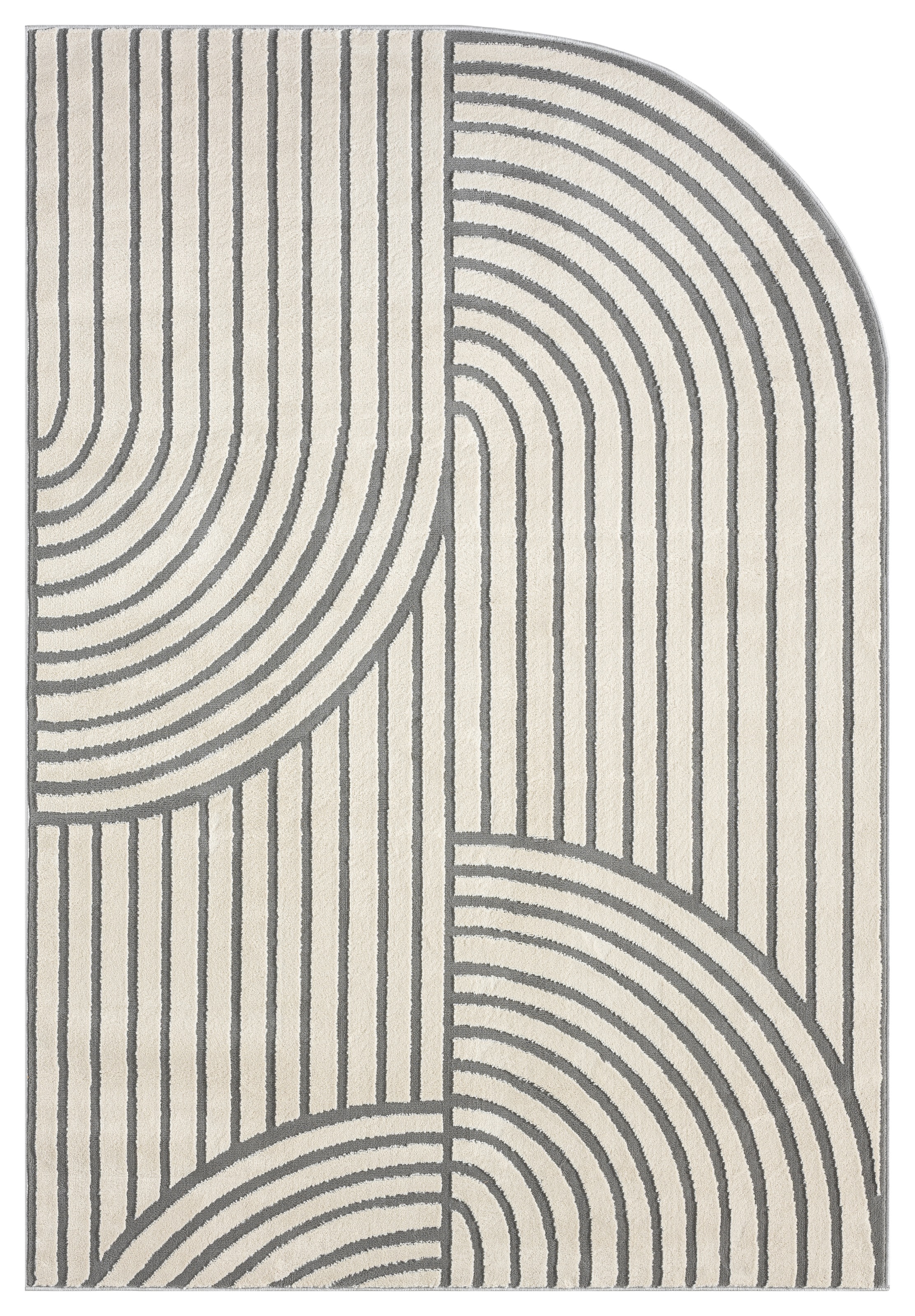 s.Oliver Teppich »Cilla, besondere Form, modernes Design, dichte Qualität« rechteckig 11 mm Höhe Woll-Look, Skandi, Boho, leichter Glanz, Wohnzimmer, Schlafzimmer